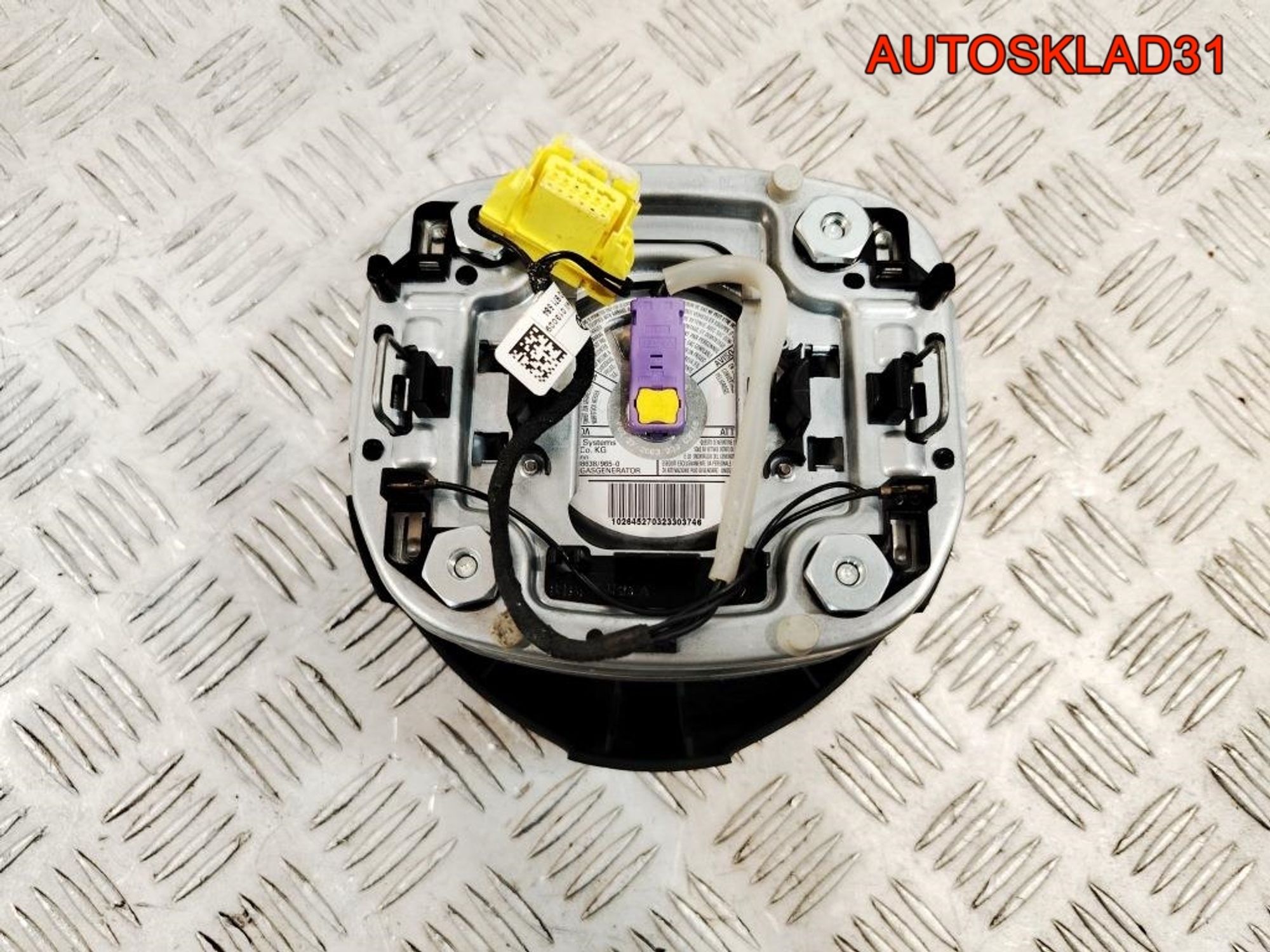 Подушка безопасности в руль VW Golf 5 1K0880201A, 4000 рублей, Дубовое