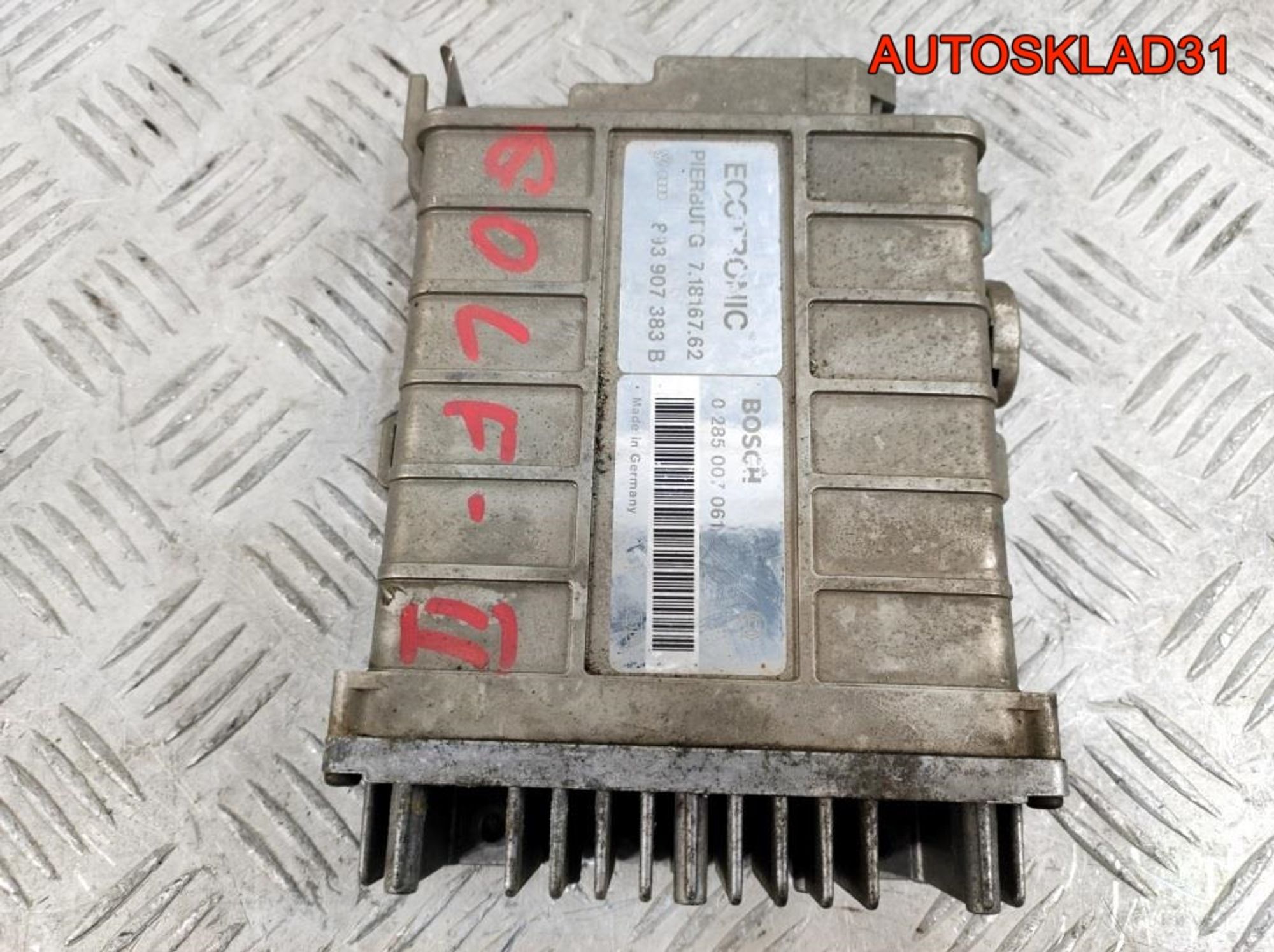 Блок эбу Audi 80/90 B3 893907383B, 1800 рублей, Дубовое
