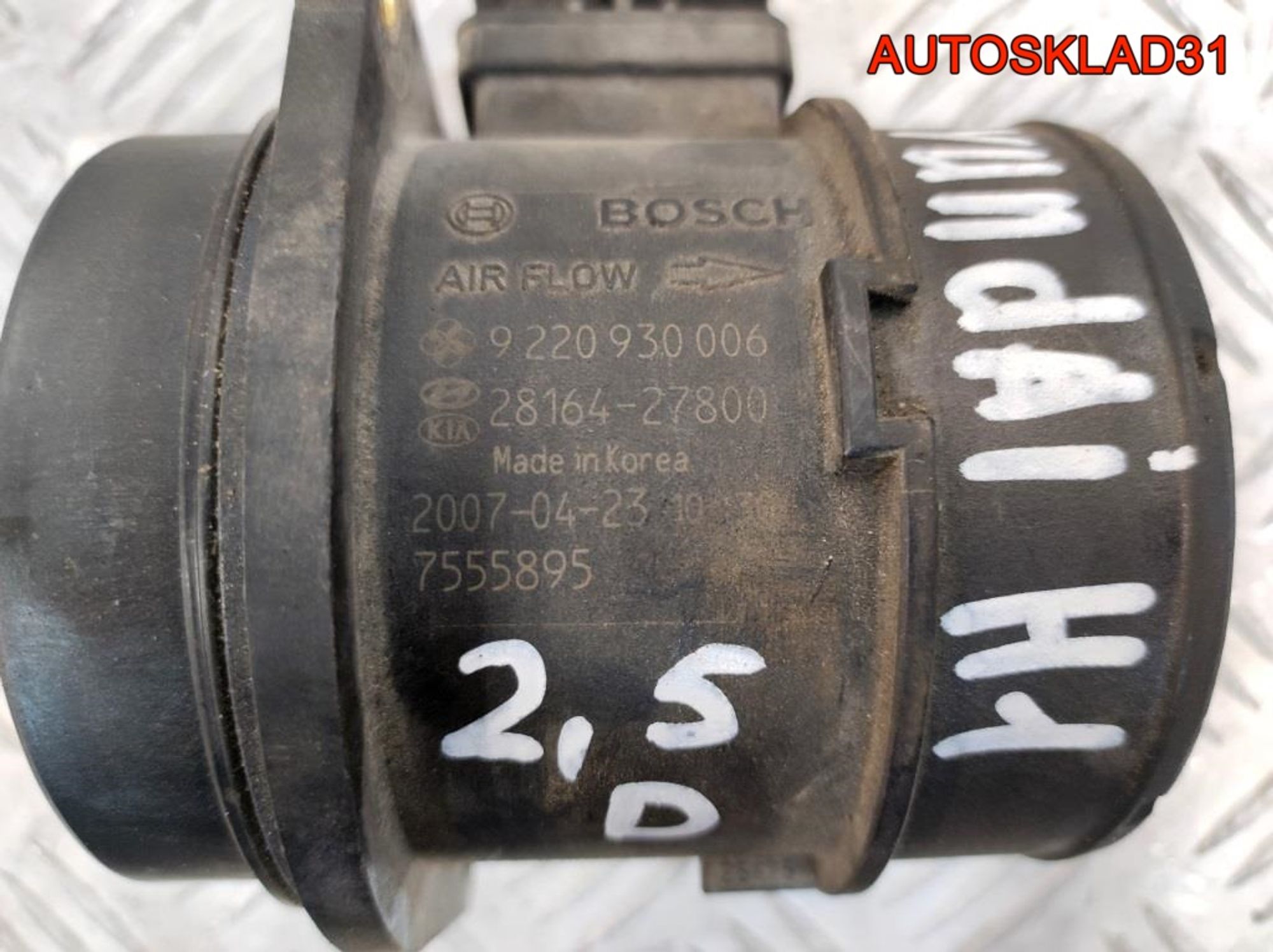 Расходомер воздуха Hyundai Starex 1 2816427800, 3200 рублей, Дубовое