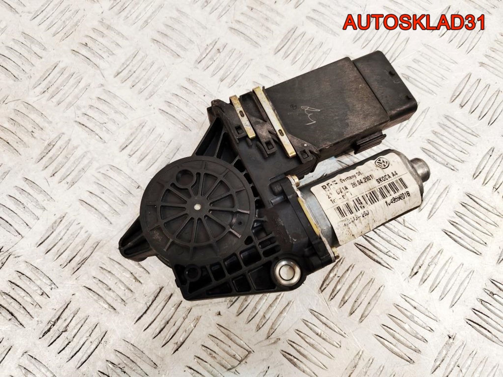 Моторчик стеклоподъемника передний левый Skoda Octavia A4 1U4959801B, 8000 рублей, Дубовое