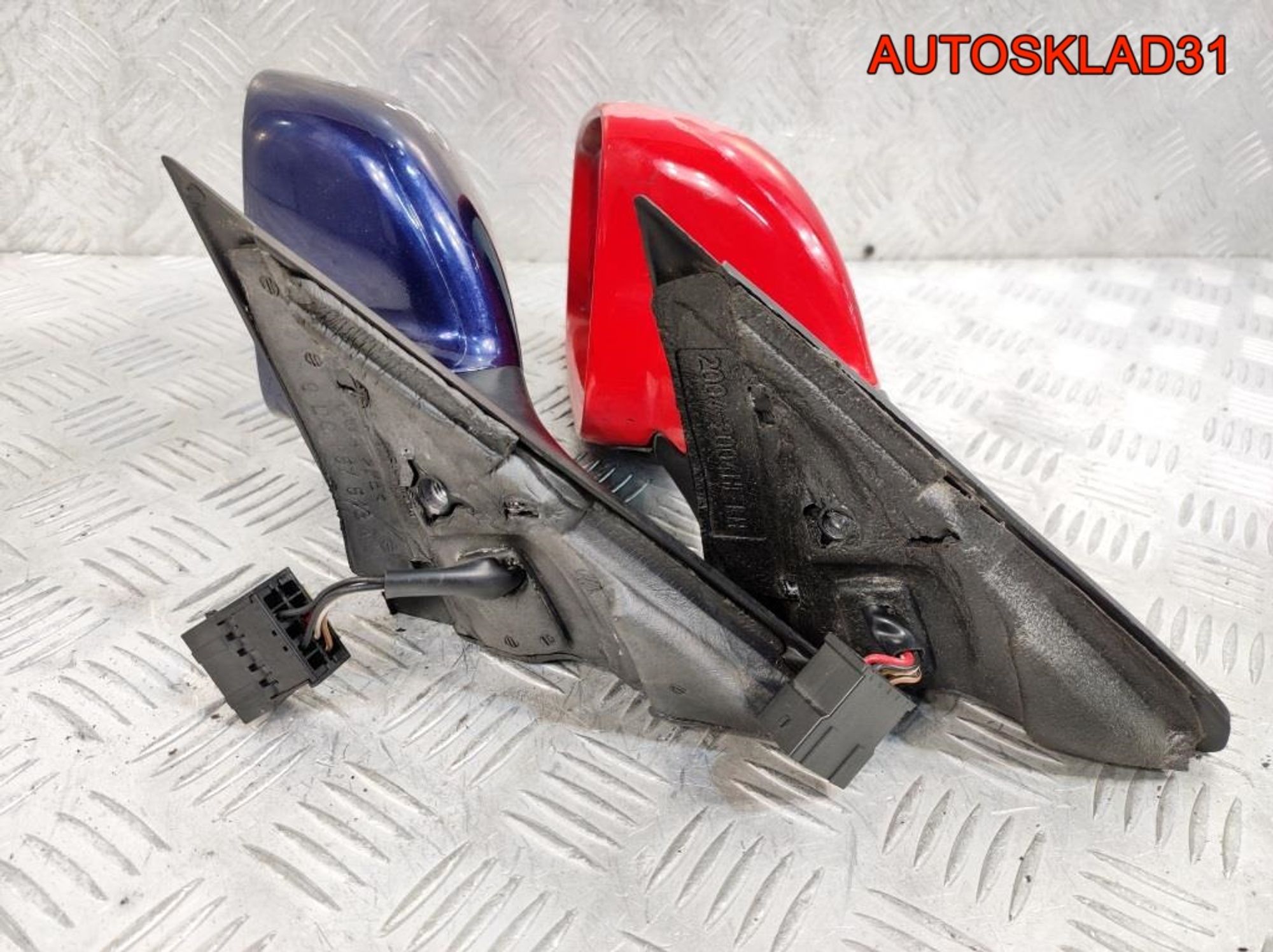 Зеркало левое 5 контактов Audi A4 B5 Дорест, 2300 рублей, Дубовое