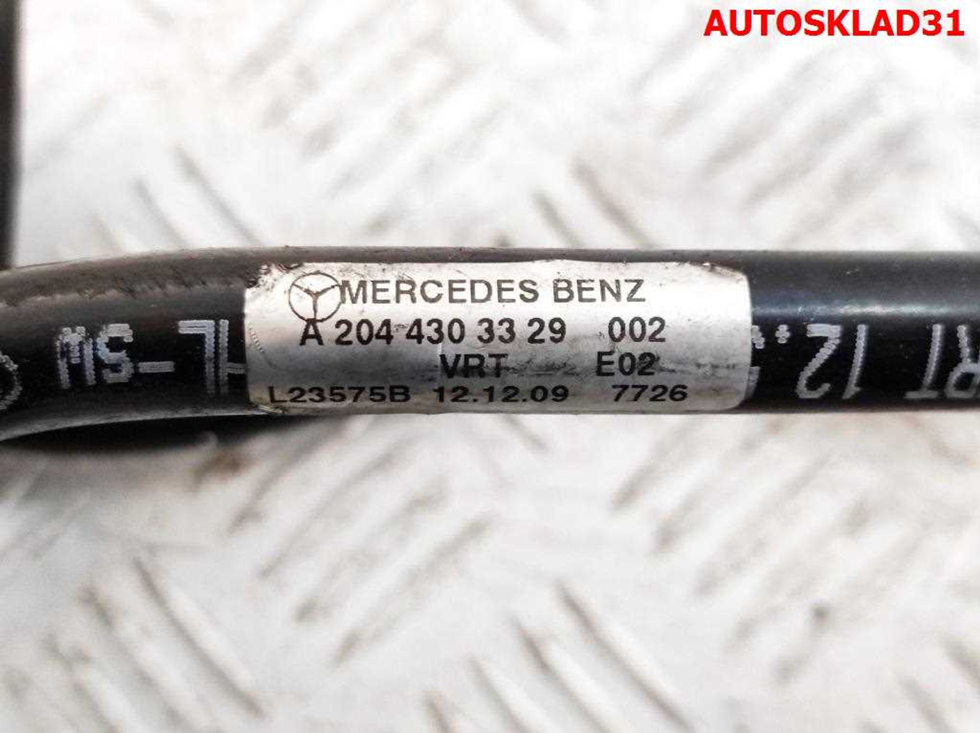Трубка вакуумная Mercedes Benz W204 A2044303329, 700 рублей, Дубовое