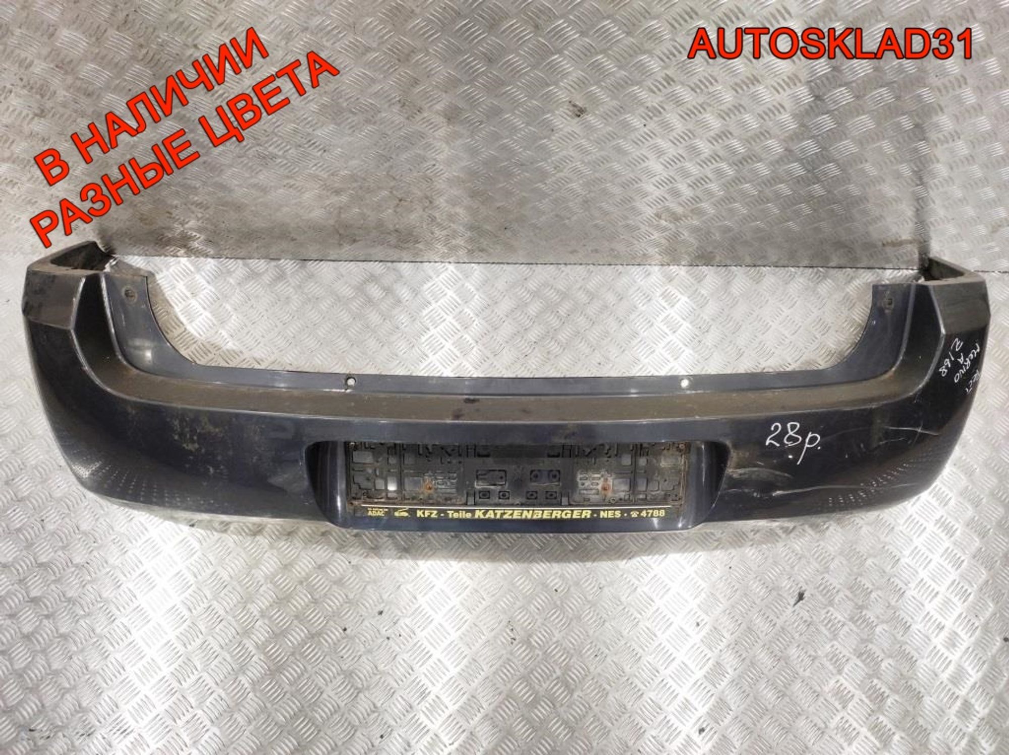 Бампер задний Opel Meriva A Рестайлинг OP29ME03, 4000 рублей, Дубовое