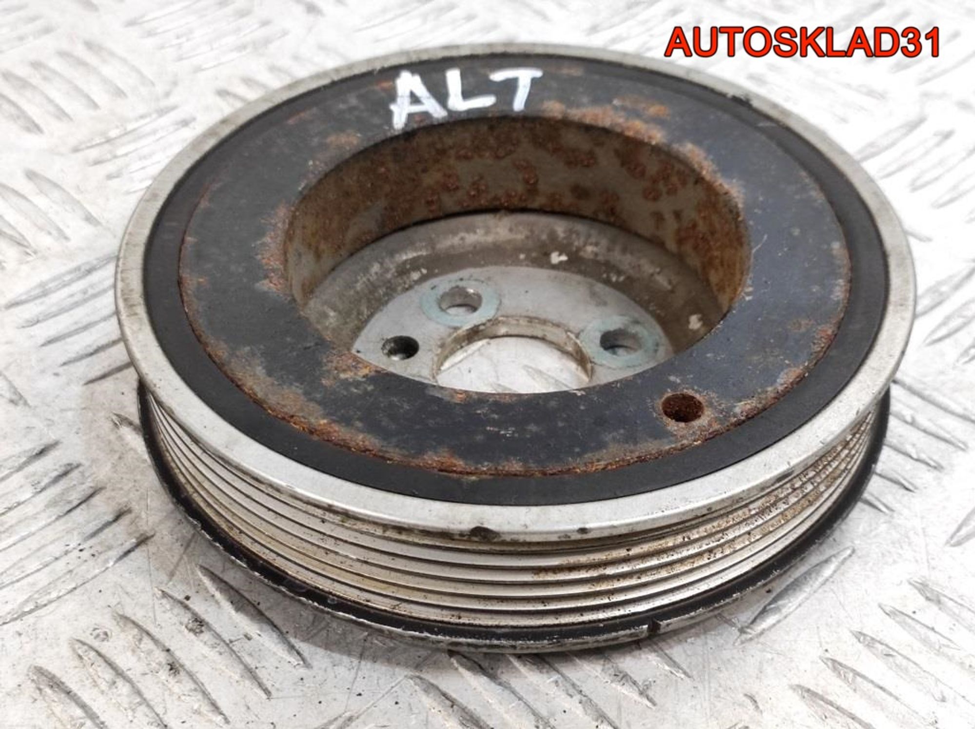 Шкив коленвала Audi A4 B6 2,0 ALT 06B105243F, 2000 рублей, Дубовое