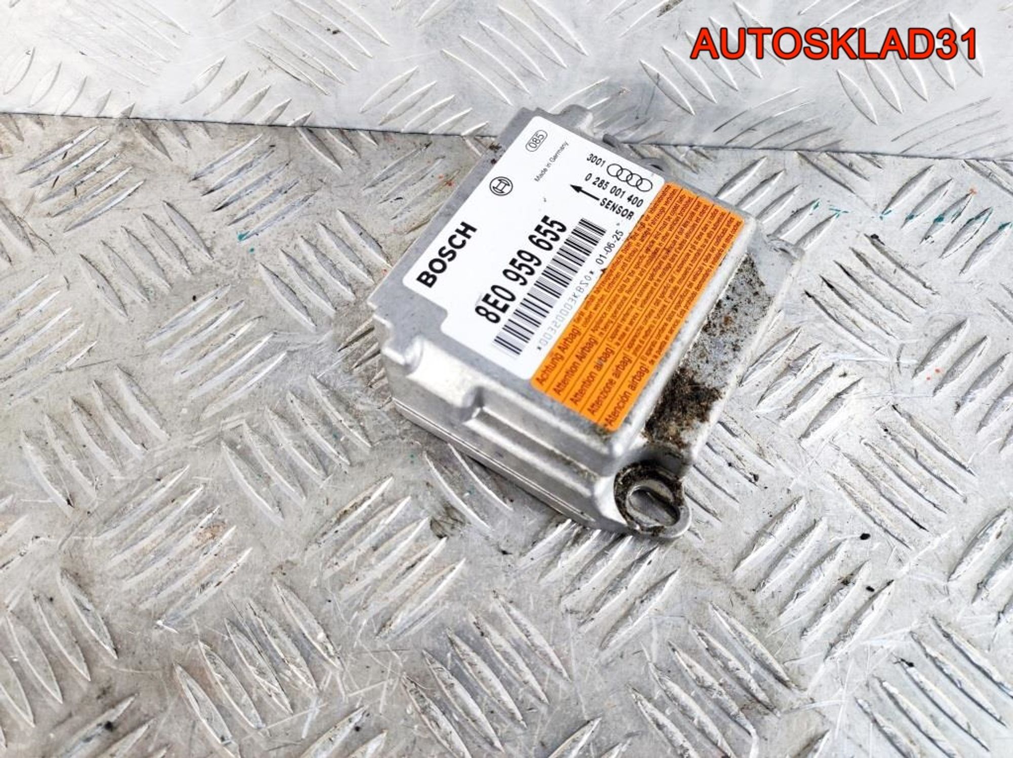 Блок управления AIR BAG Audi A4 B6 8E0959655, 1300 рублей, Дубовое