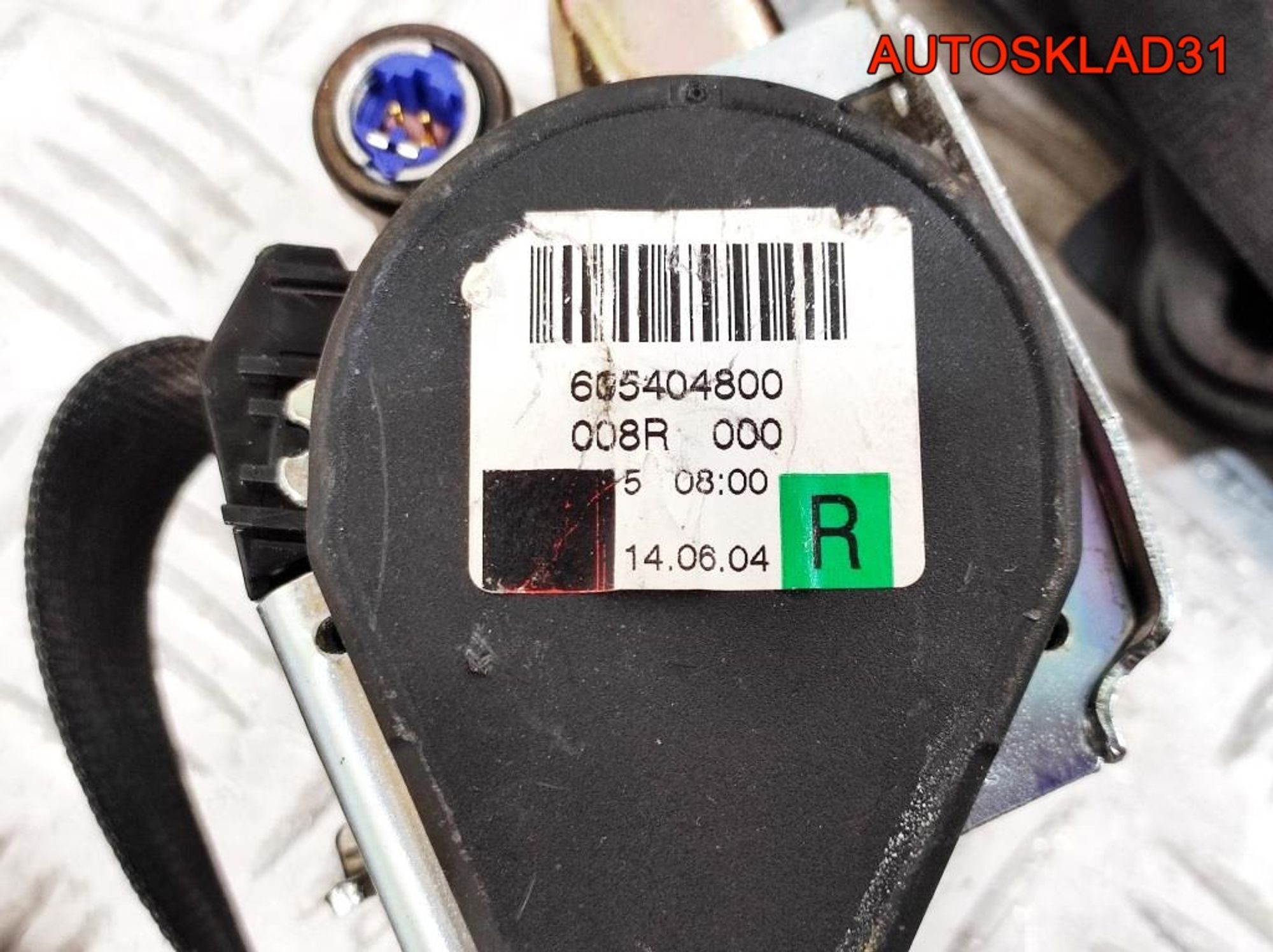 Ремень безопасности передний правый Audi A6 C6 4F0857706, 1800 рублей, Дубовое