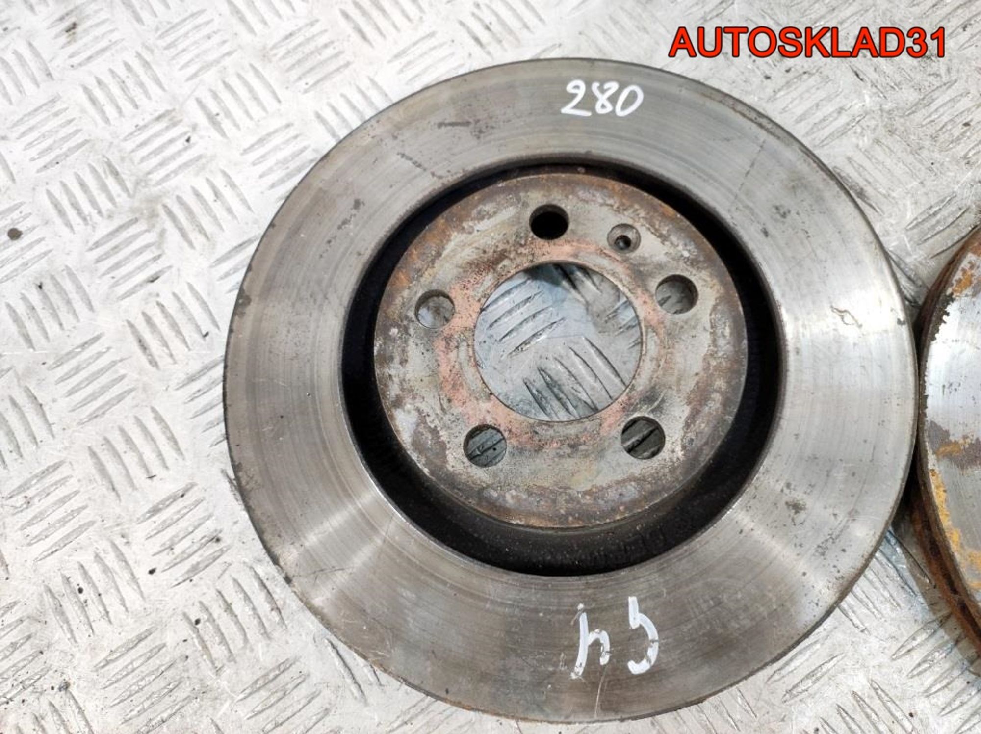 Диск тормозной передний VW Golf 4 1J0615301R, 2700 рублей, Дубовое