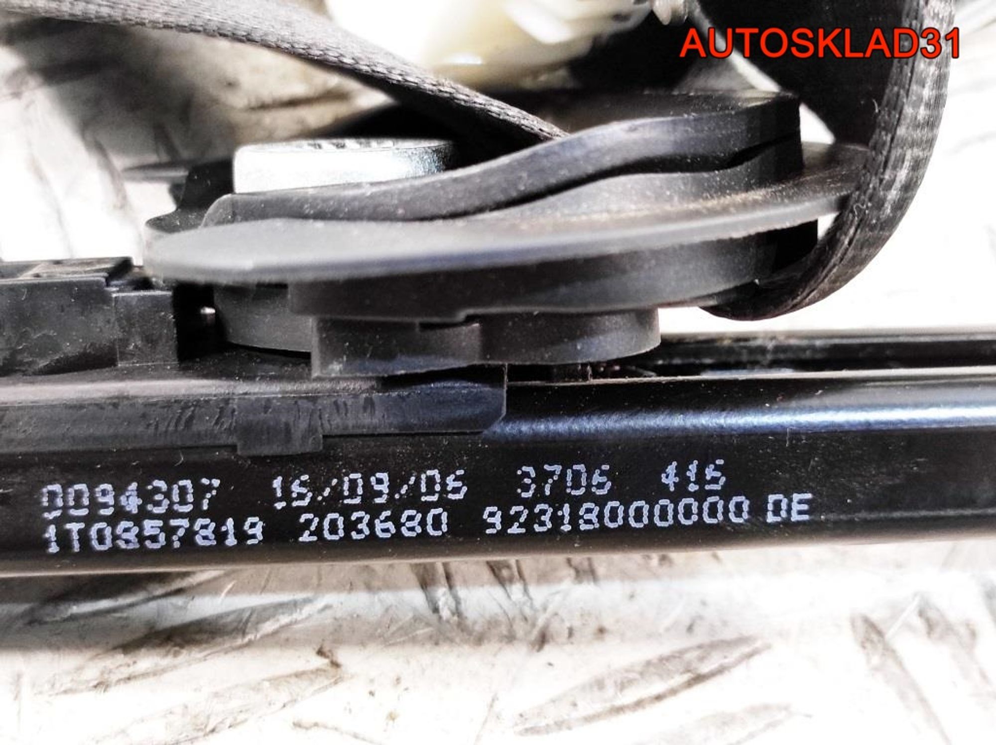 Ремень безопасности  VW Passat B6 3C1857706F, 3000 рублей, Дубовое