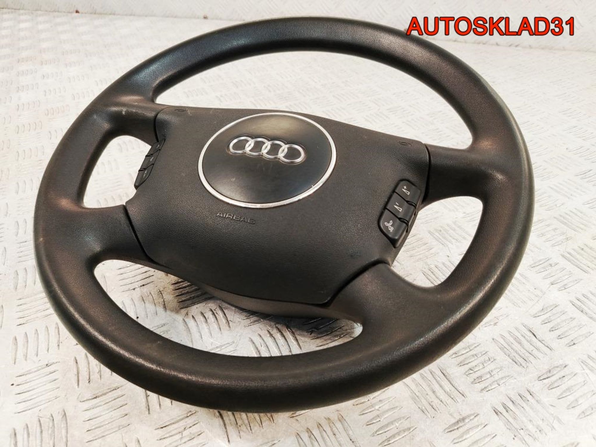Рулевое колесо с AIR BAG Audi A4 B6 8E0419091BR, 4500 рублей, Дубовое