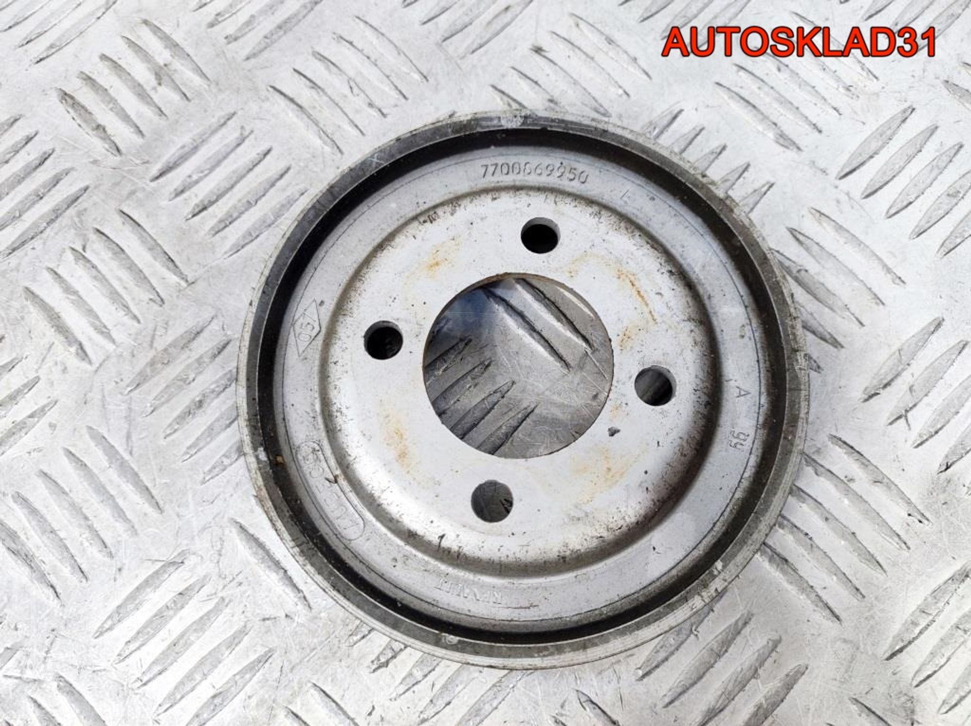 Шкив коленвала Renault Clio 2 1,4 K4J 7700869950, 2100 рублей, Дубовое