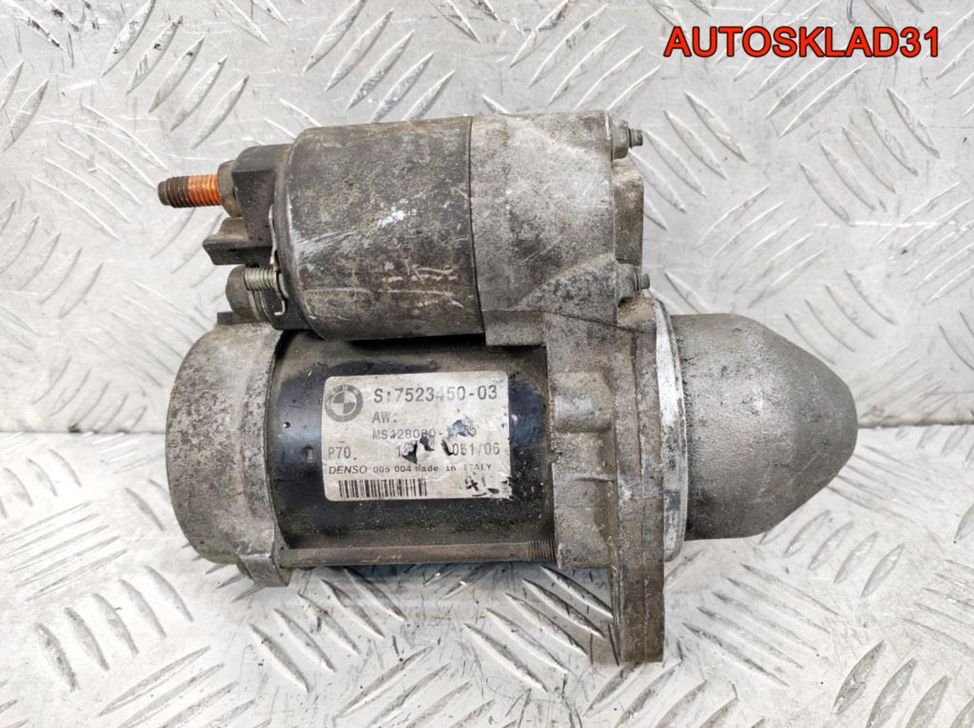 Стартер BMW E90 2,0 N46B20B Бензин 12417523450, 6800 рублей, Дубовое