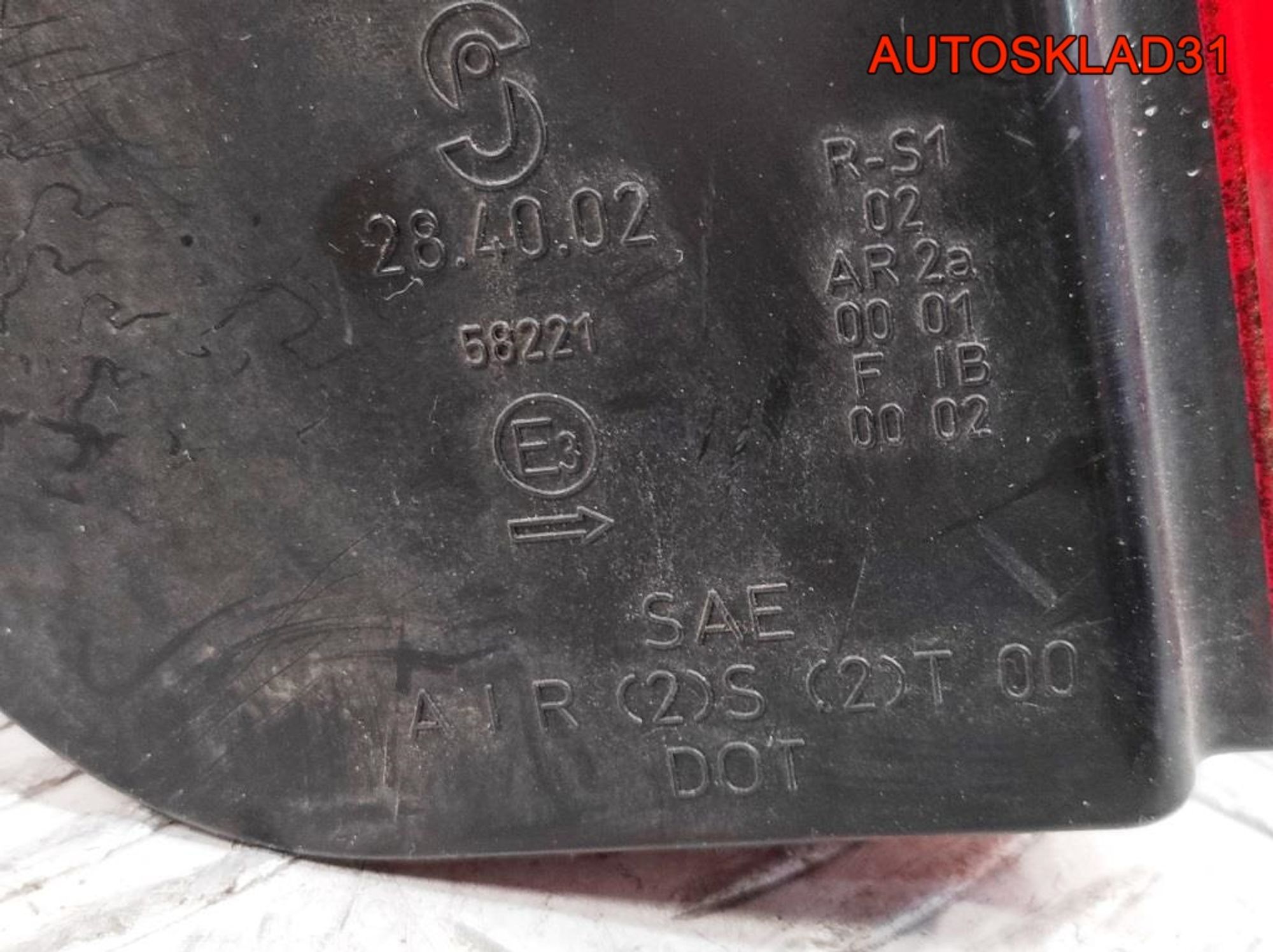 Фонарь задний правый VW Passat B5+ Седан 3B5945096AE, 7000 рублей, Дубовое