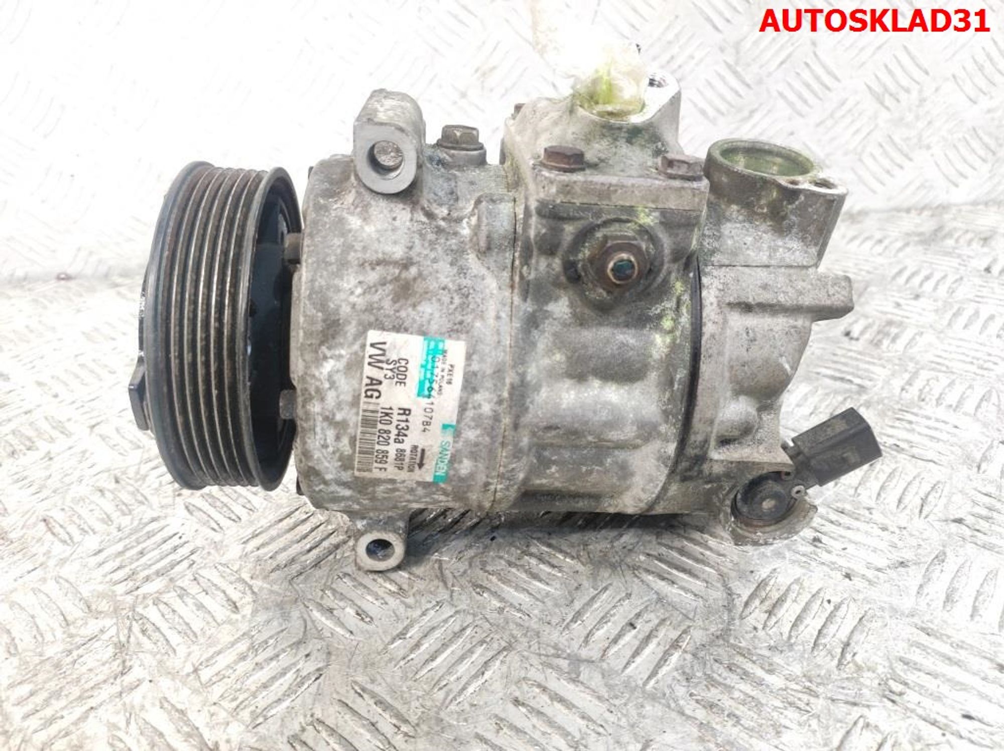 Компрессор кондиционера VW Passat B6 2.0 BMP Дизель 1K0820859F, 12200 рублей, Дубовое
