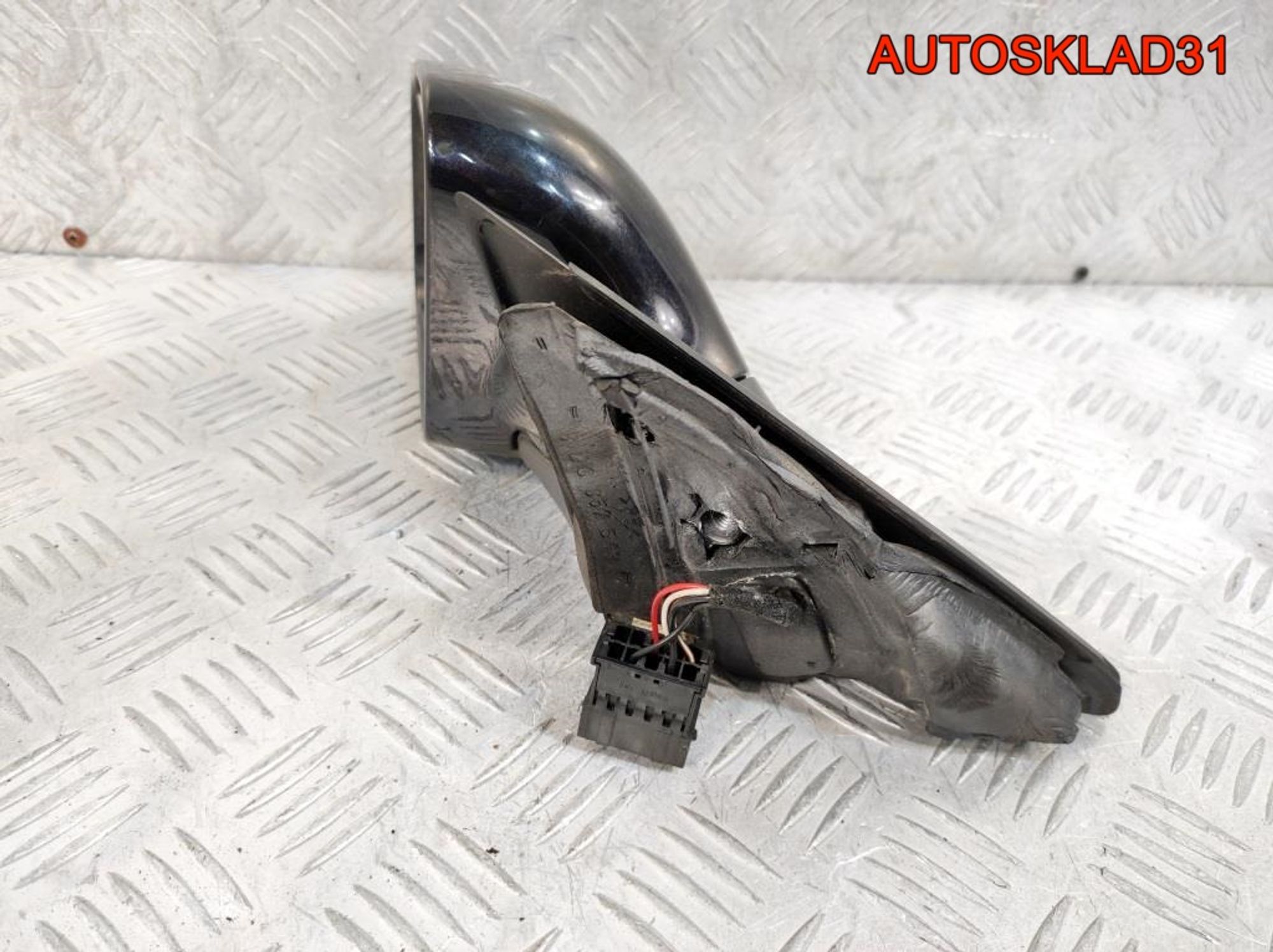 Зеркало левое 5 контактов Audi A4 B5 Рестайлинг, 2300 рублей, Дубовое