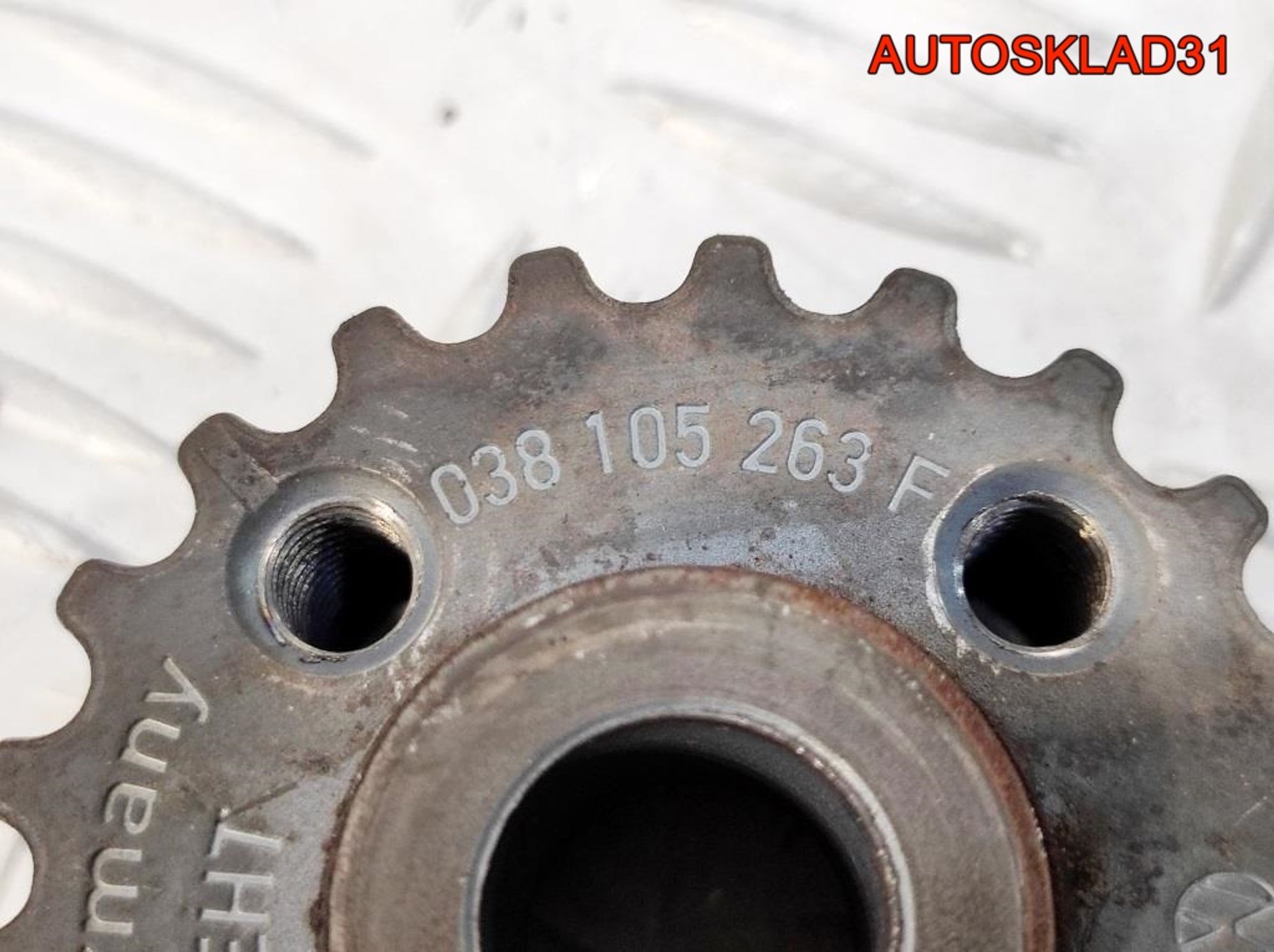 Шестерня коленвала  VW Sharan 1,9 AUY 038105263F, 2100 рублей, Дубовое