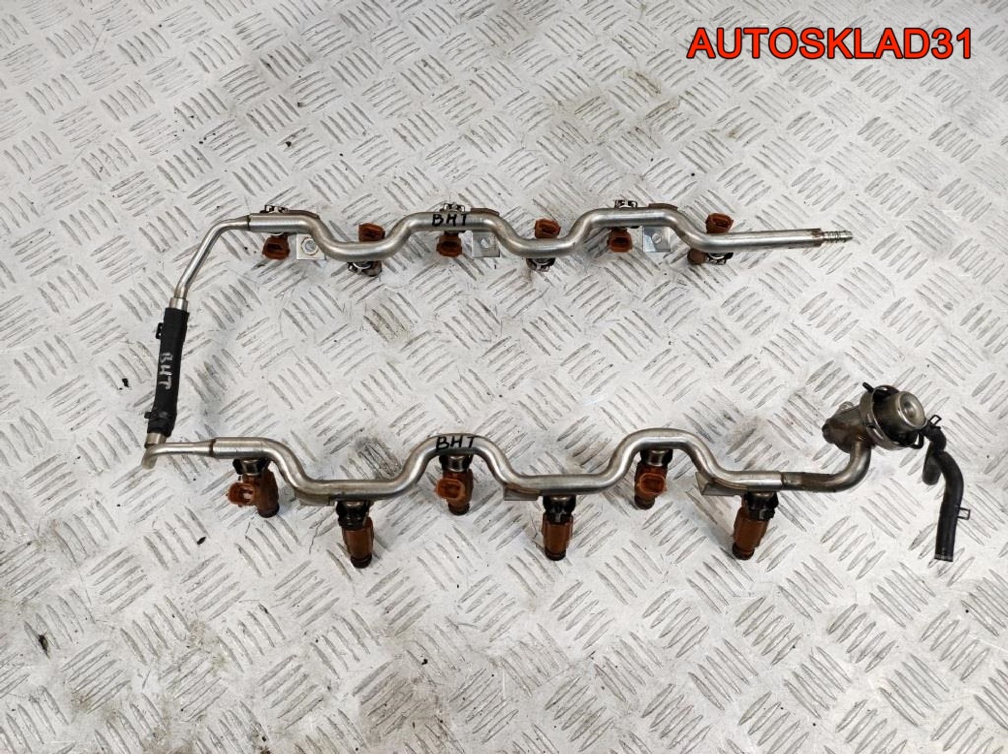 Форсунка топливная Audi A8 D3 6.0 BHT Бензин 07C906031C, 800 рублей, Дубовое