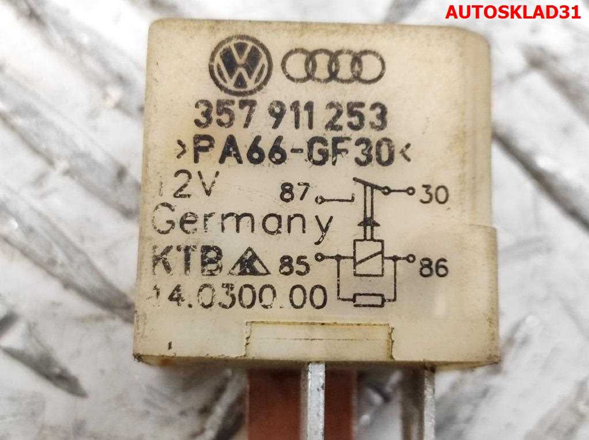 Реле накала 103 VW Golf 4 357911253, 600 рублей, Дубовое