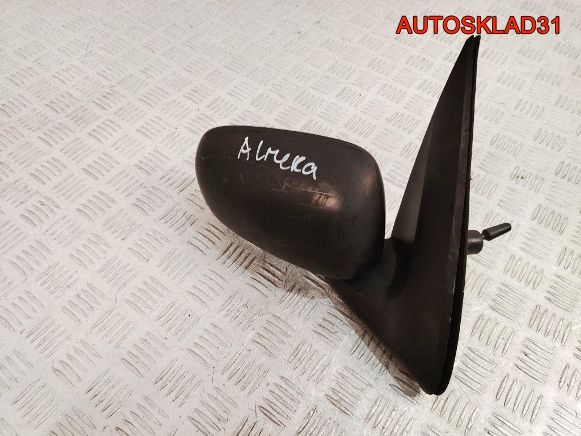 Зеркало правое механическое Nissan Almera N16 96301BN026, 1500 рублей, Дубовое