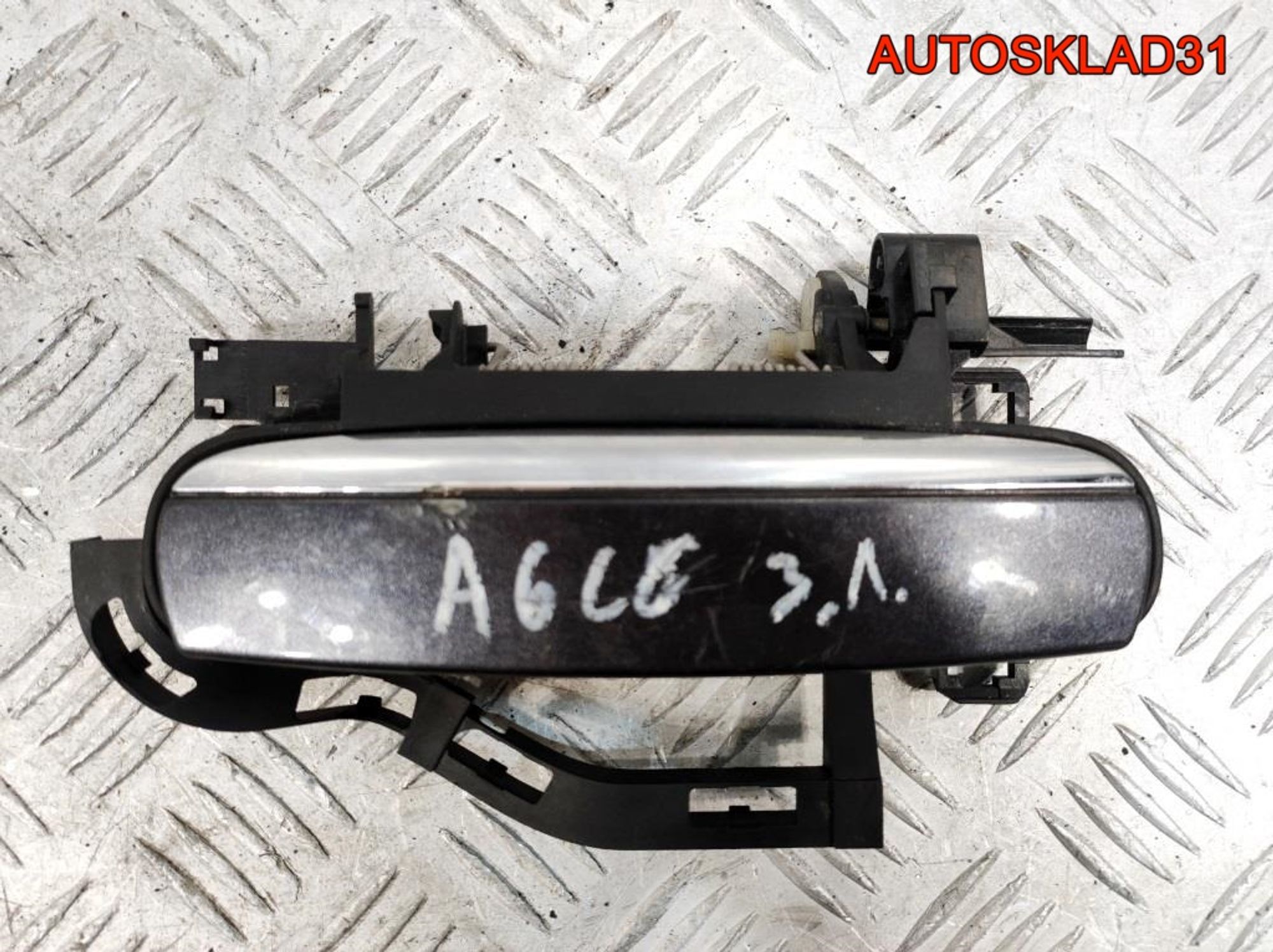 Ручка двери внешняя задняя левая Audi A6 C6 4F0837885, 1800 рублей, Дубовое