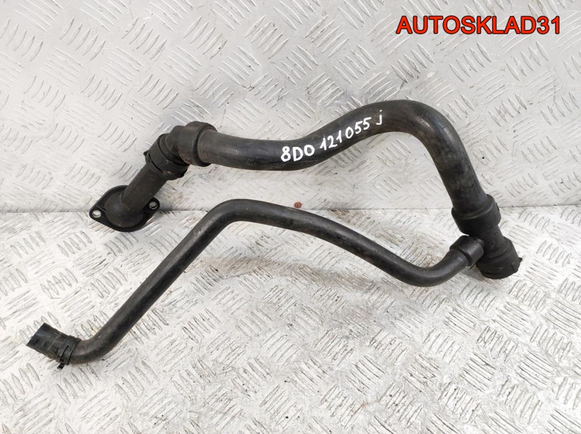 Патрубок радиатора VW Passat B5 1,6 Бензин 8D0121055J, 1200 рублей, Дубовое