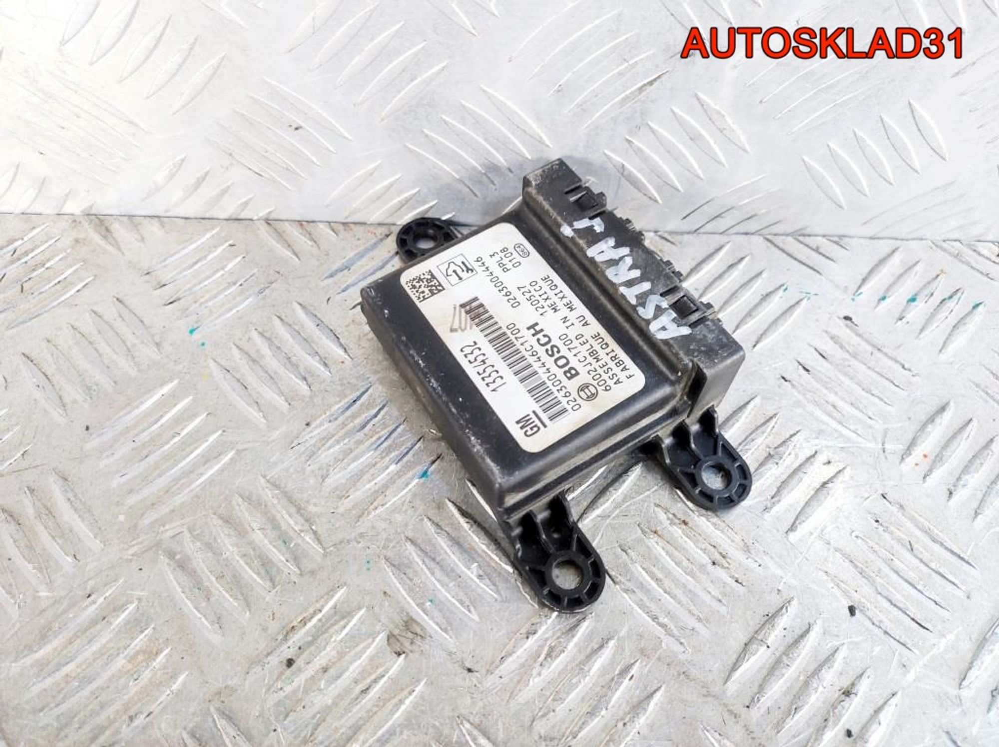 Блок управления парктроником Opel Astra J 13354532, 2300 рублей, Дубовое