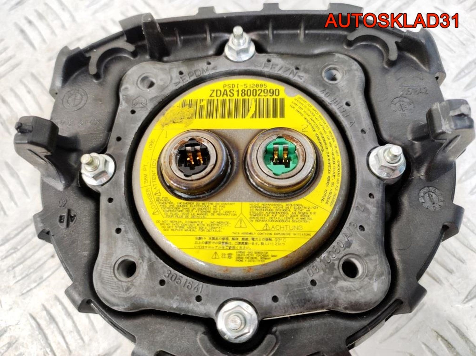 Рулевое колесо с AIR BAG Кожа BMW E90 32306795570, 12200 рублей, Дубовое