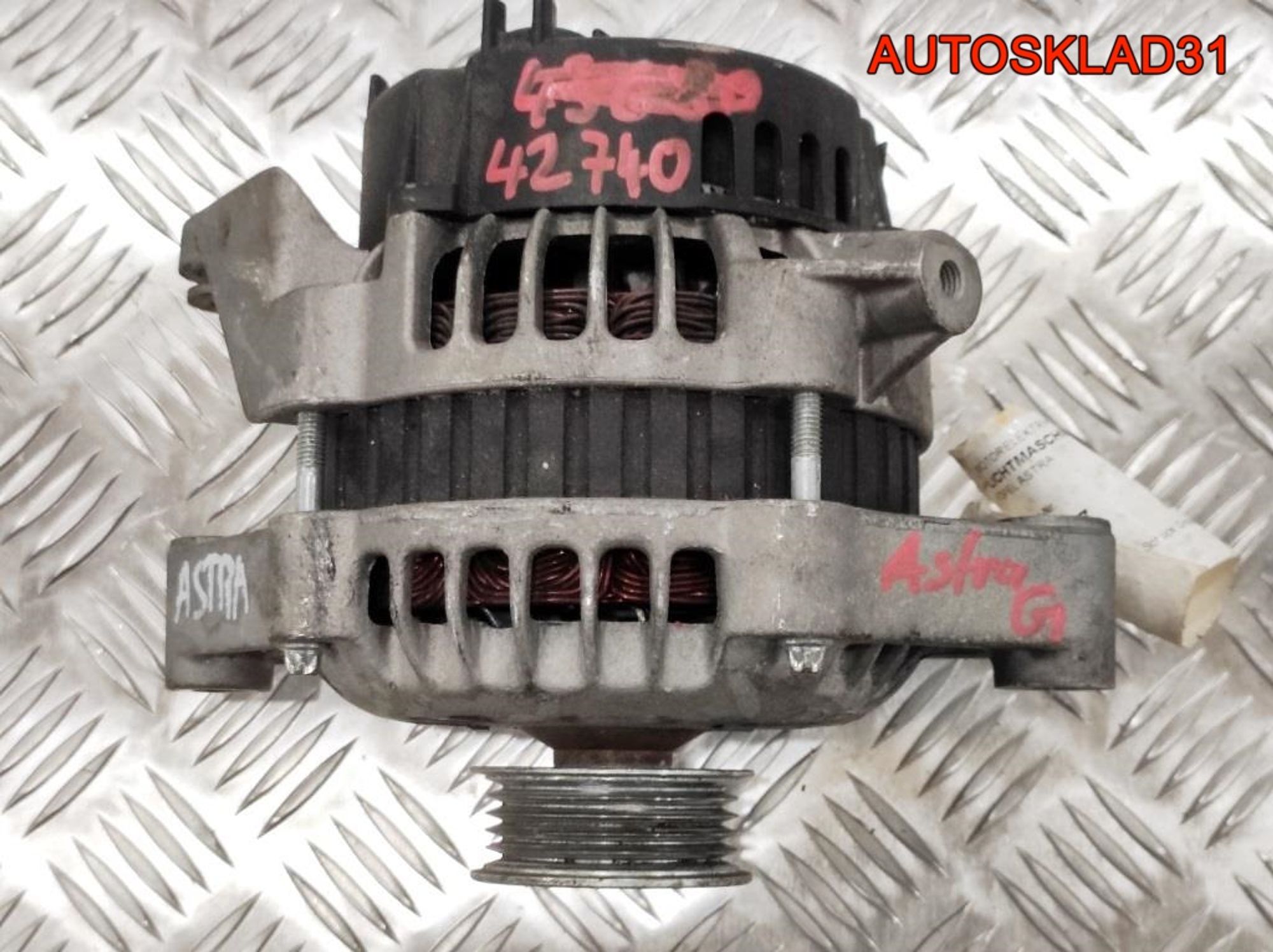 Генератор 100A Opel Astra G 1,6 Бензин 93186485 (Р), 4500 рублей, Дубовое