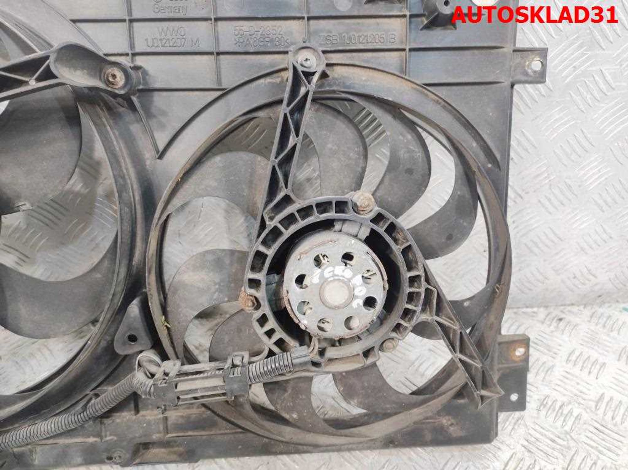 Вентилятор радиатора VW Golf 4 1,4 Бензин 1J0121207M Цена за Комплект, 5000 рублей, Дубовое