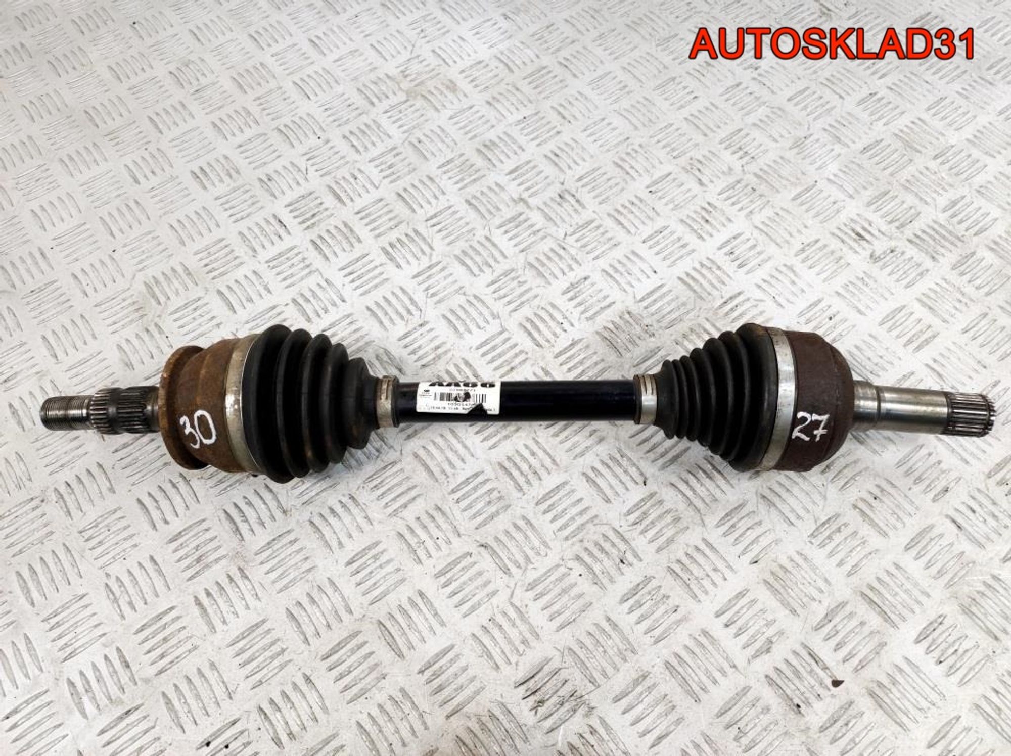 Полуось передняя левая Opel Insignia 1 2.0 A20DTH Дизель 22988771, 4000 рублей, Дубовое