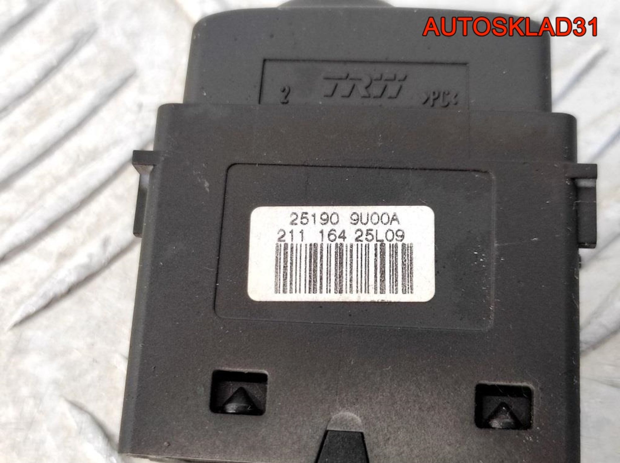 Кнопка корректора фар Nissan Micra K12 251909U00A, 600 рублей, Дубовое