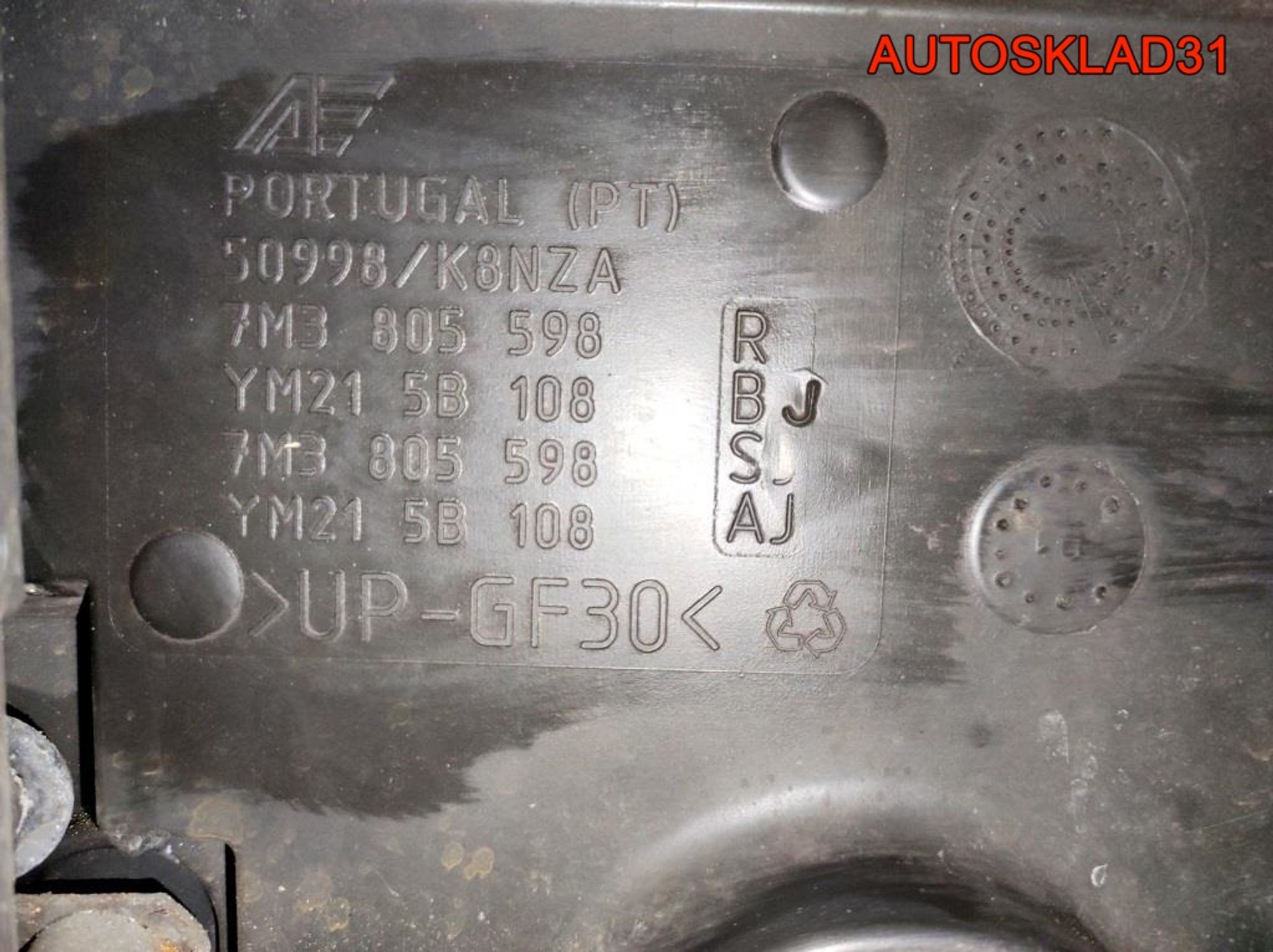 Панель передняя в сборе VW Sharan 1 Рест Дизель 7M3805598S, 10000 рублей, Дубовое