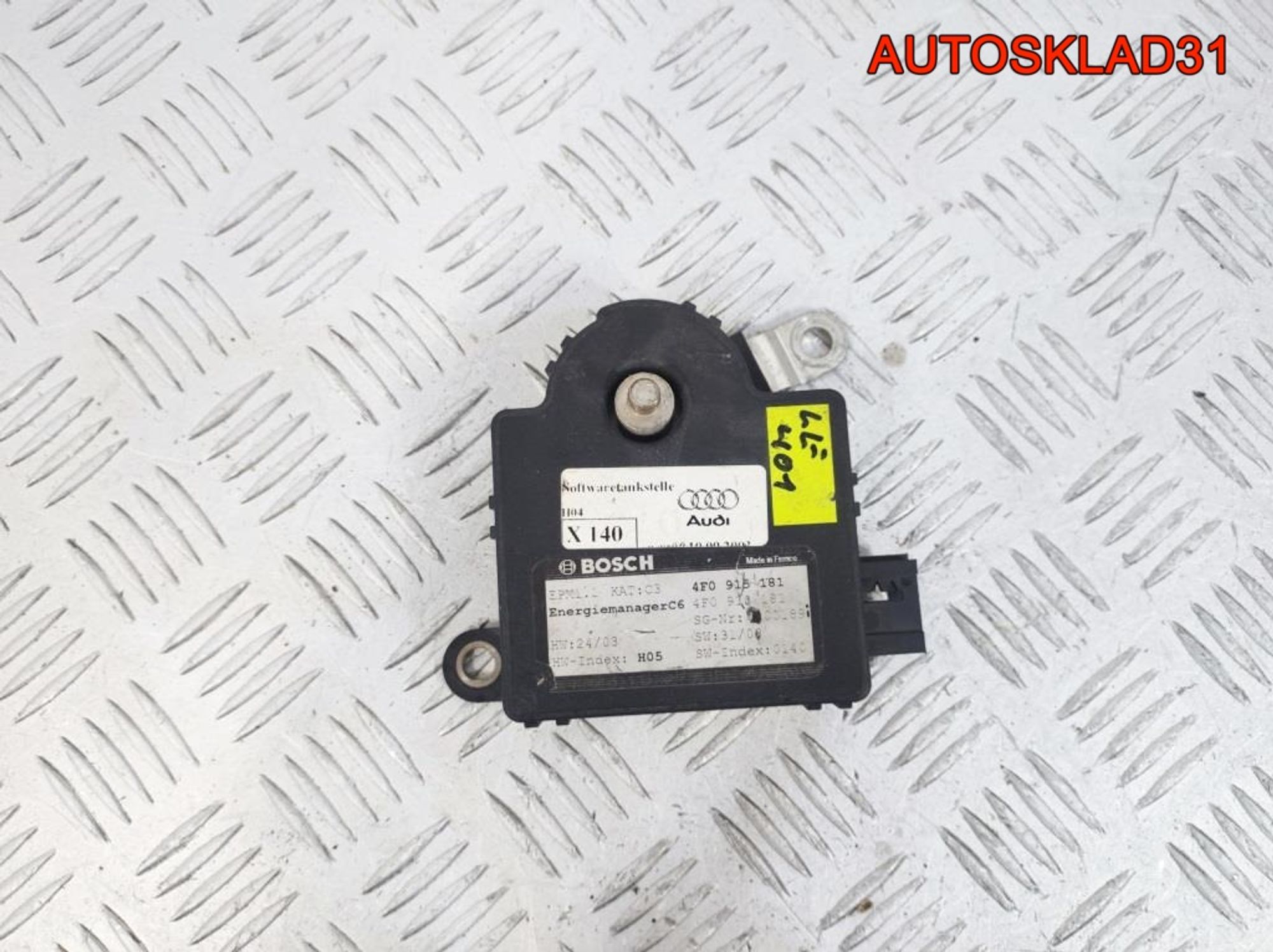 Блок контроля АКБ Audi A6 C6 4F0915181, 900 рублей, Дубовое