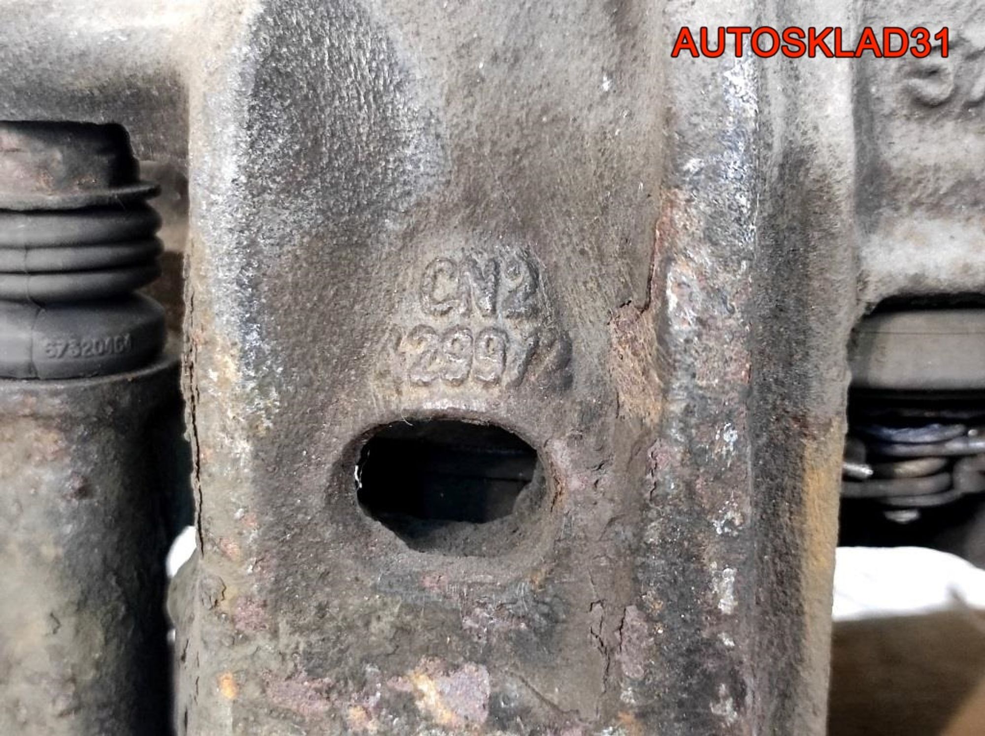 Суппорт тормозной передний правый Opel Omega B, 1700 рублей, Дубовое