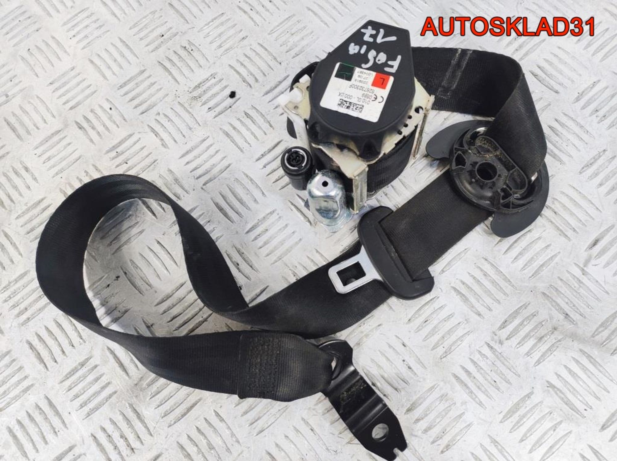 Ремень безопасности передний левый Skoda Fabia 3, 2100 рублей, Дубовое