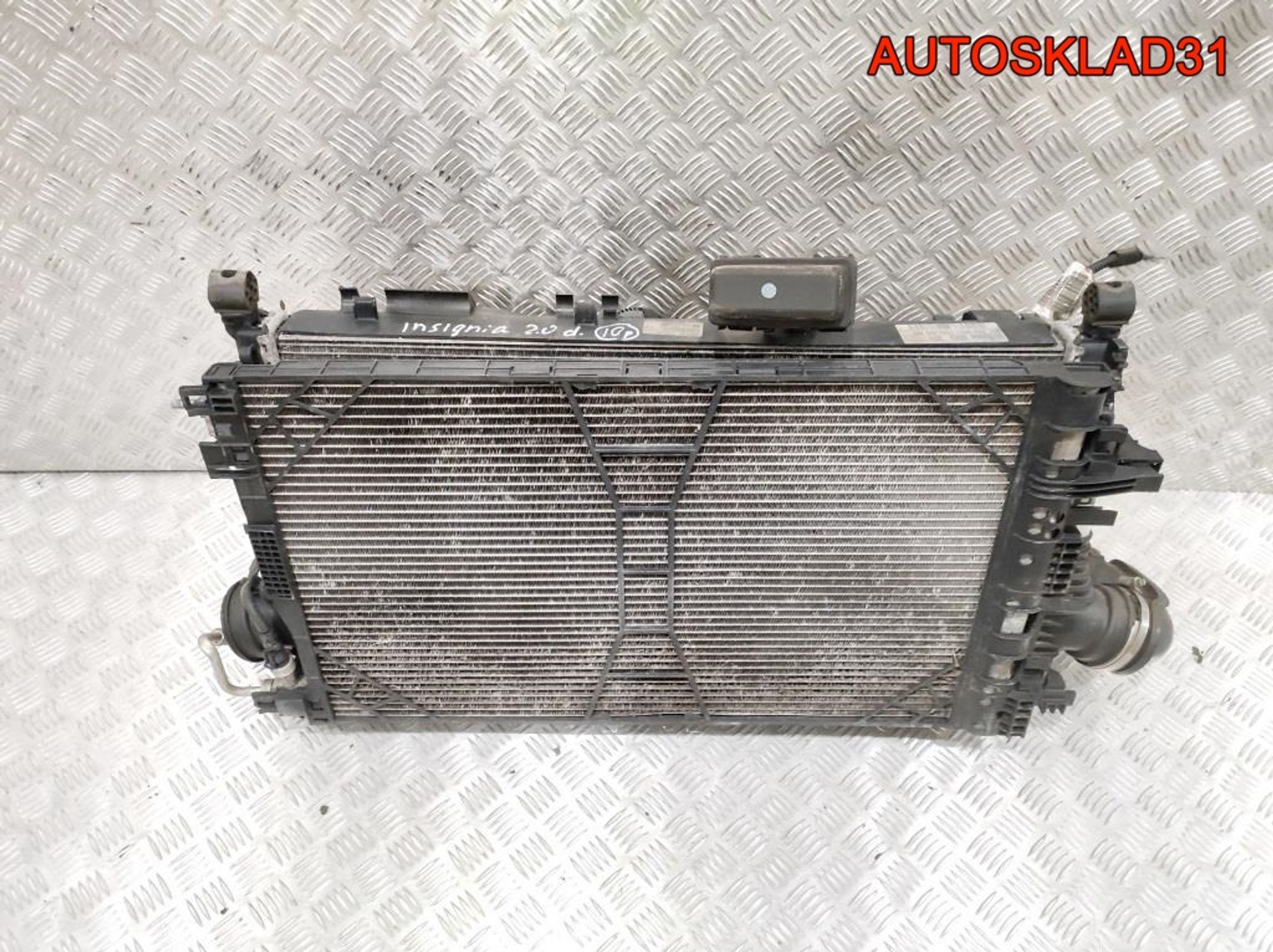 Кассета радиаторов Opel Insignia 2,0 A20DTH Дизель 13241724, 17000 рублей, Дубовое