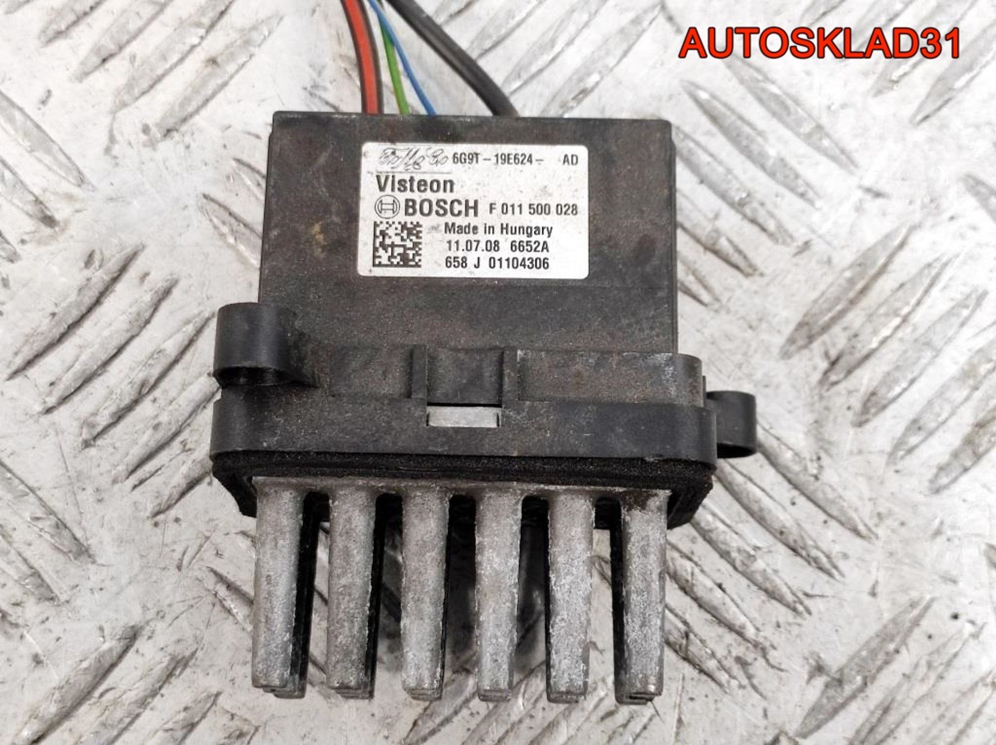 Резистор отопителя Ford Focus 2 6G9T19E624AD, 1200 рублей, Дубовое