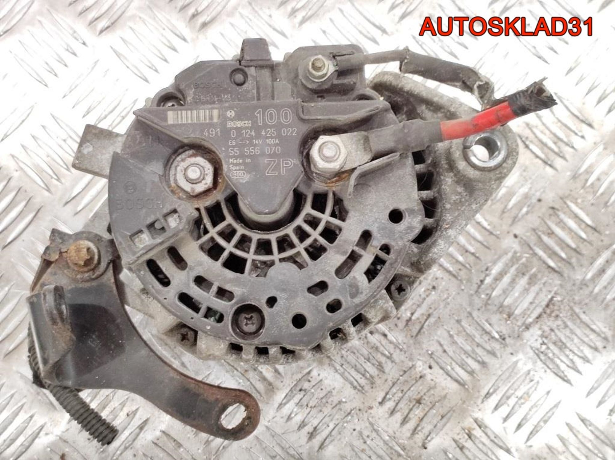 Генератор 100A Opel Astra G 1,8 Z18XE 55556070 (Р), 5000 рублей, Дубовое