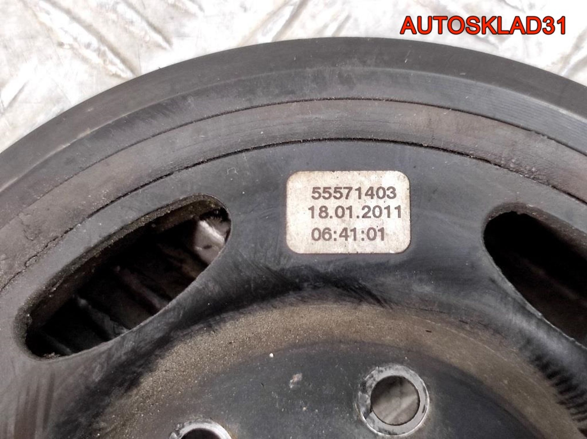 Шкив коленвала Opel Astra J 1,4 A14NET 55571403, 2000 рублей, Дубовое