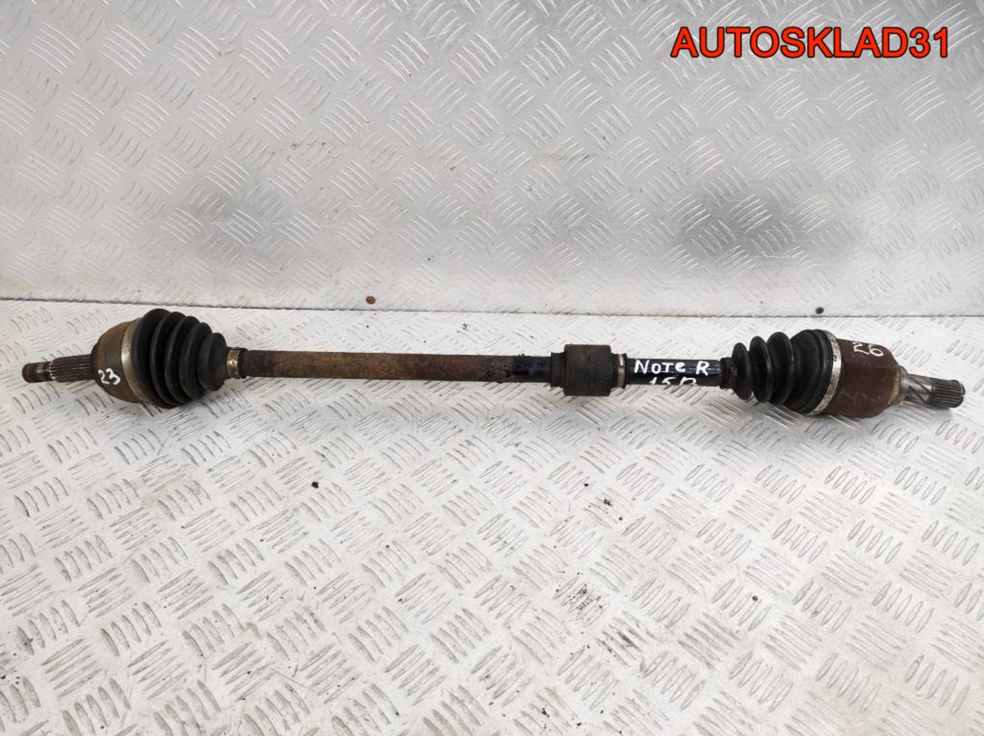 Полуось передняя правая Nissan Note E11 1,5 K9K Дизель, 4000 рублей, Дубовое