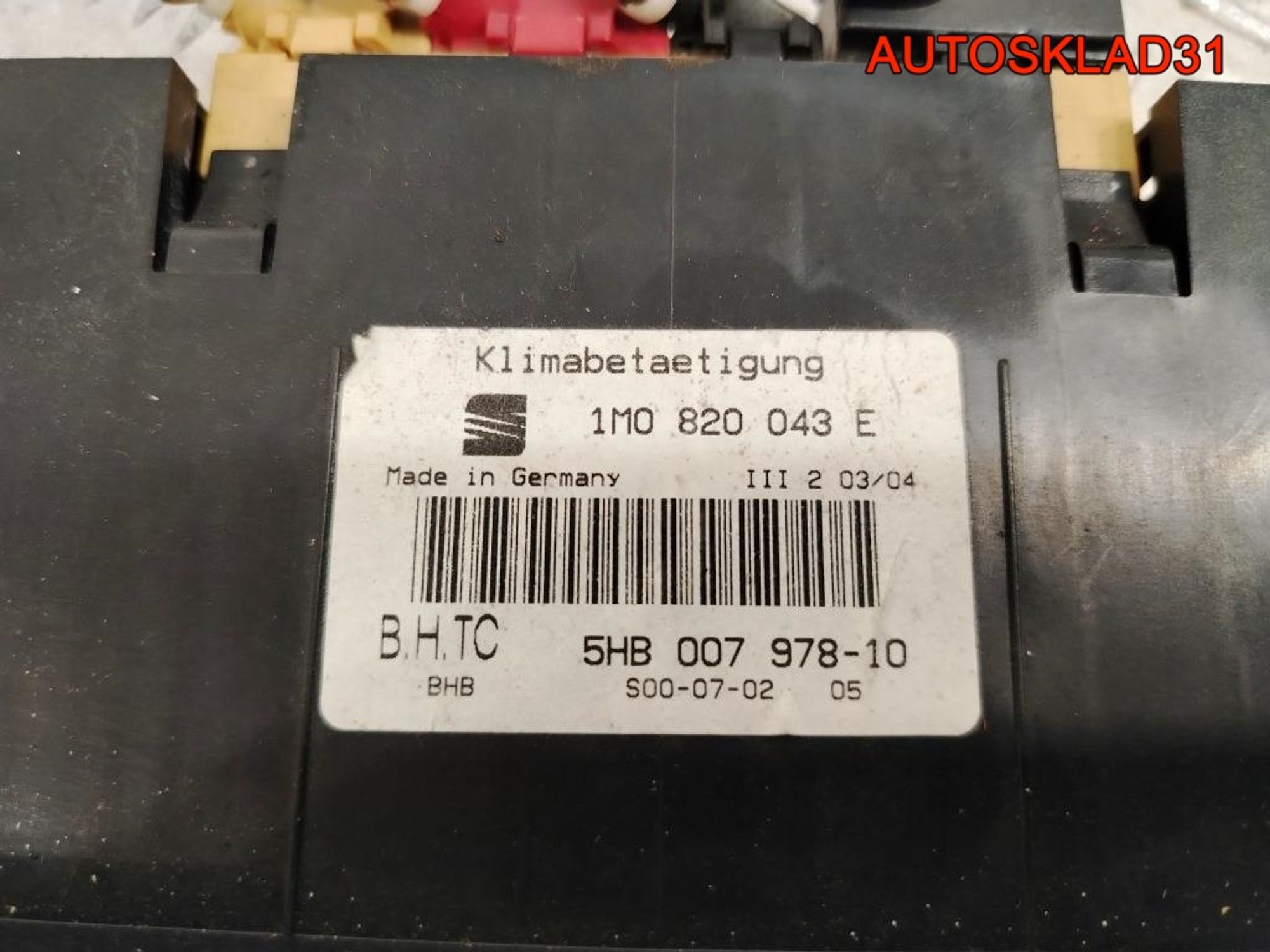 Блок климат контроля Seat Leon 1M1 1M0820043E, 9000 рублей, Дубовое