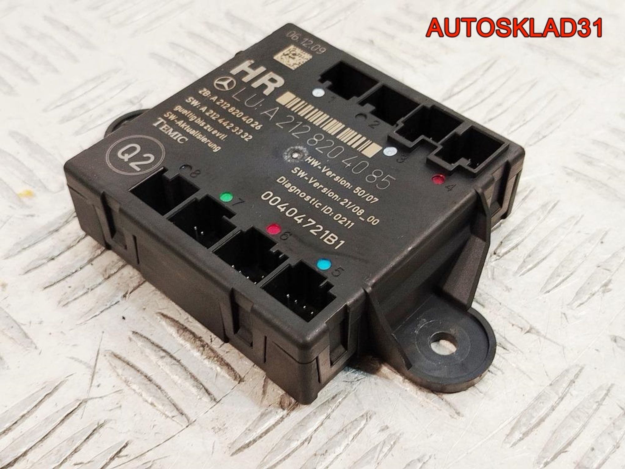 Блок управления двери Mercedes Benz W212 A2128204085, 700 рублей, Дубовое