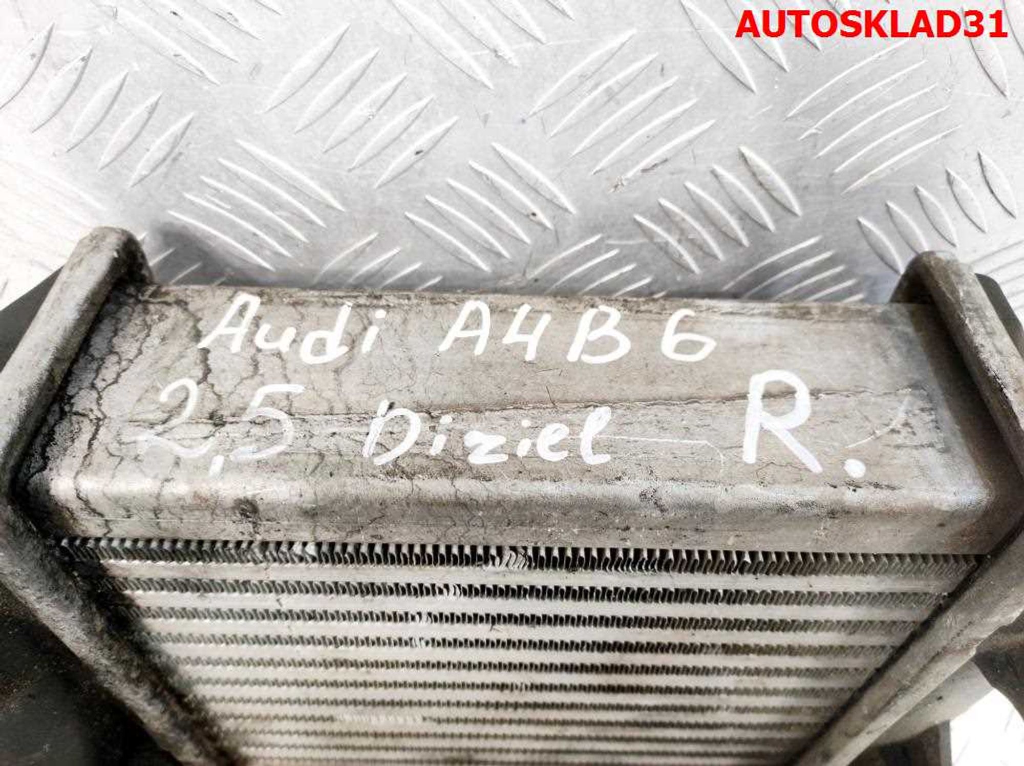 Интеркулер правый Audi A4 B6 2,5 Дизель 8E0145806C, 3500 рублей, Дубовое