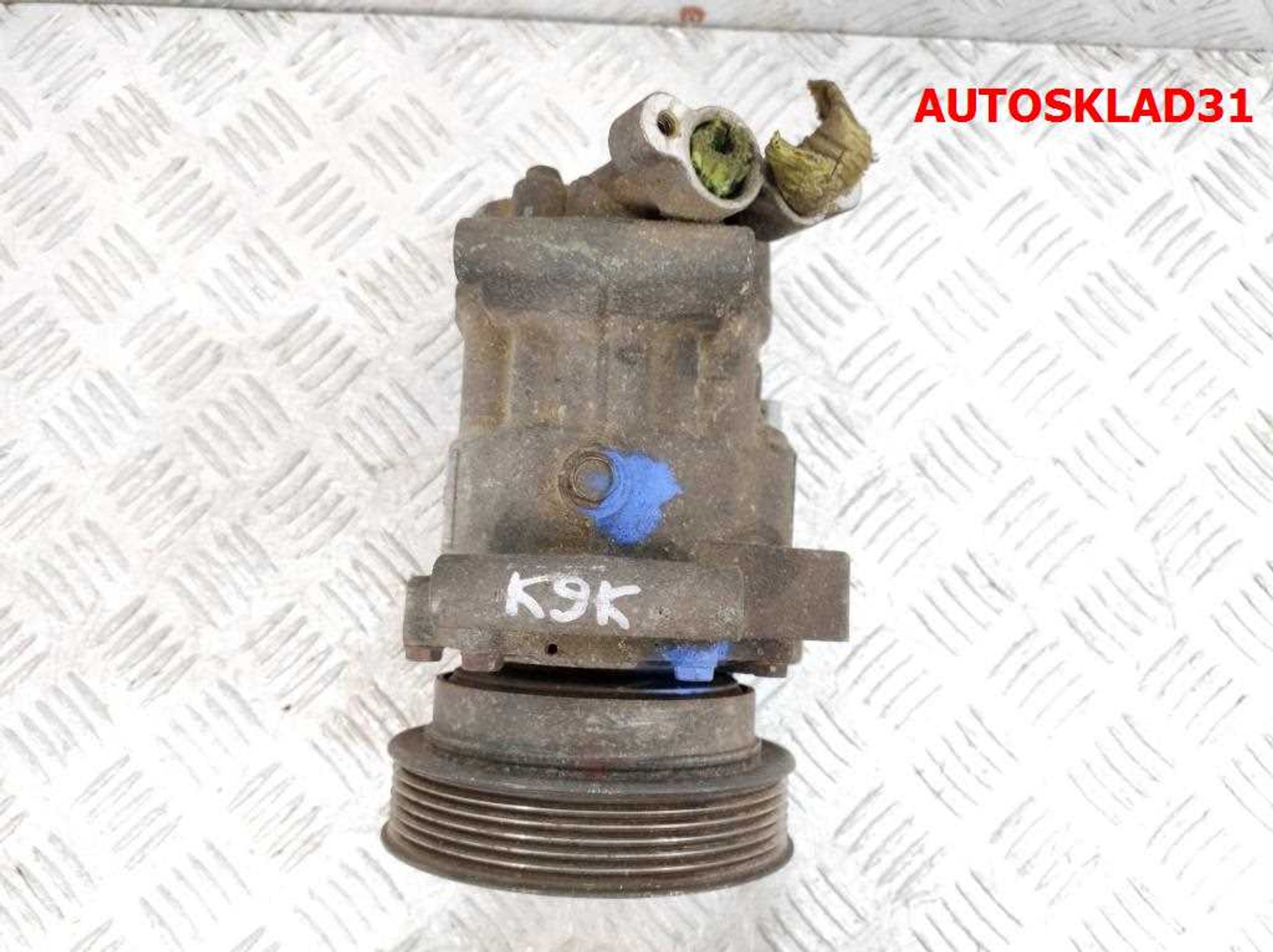 Компрессор кондиционера Nissan Note E11 1,5 K9K276 8200866437, 7000 рублей, Дубовое