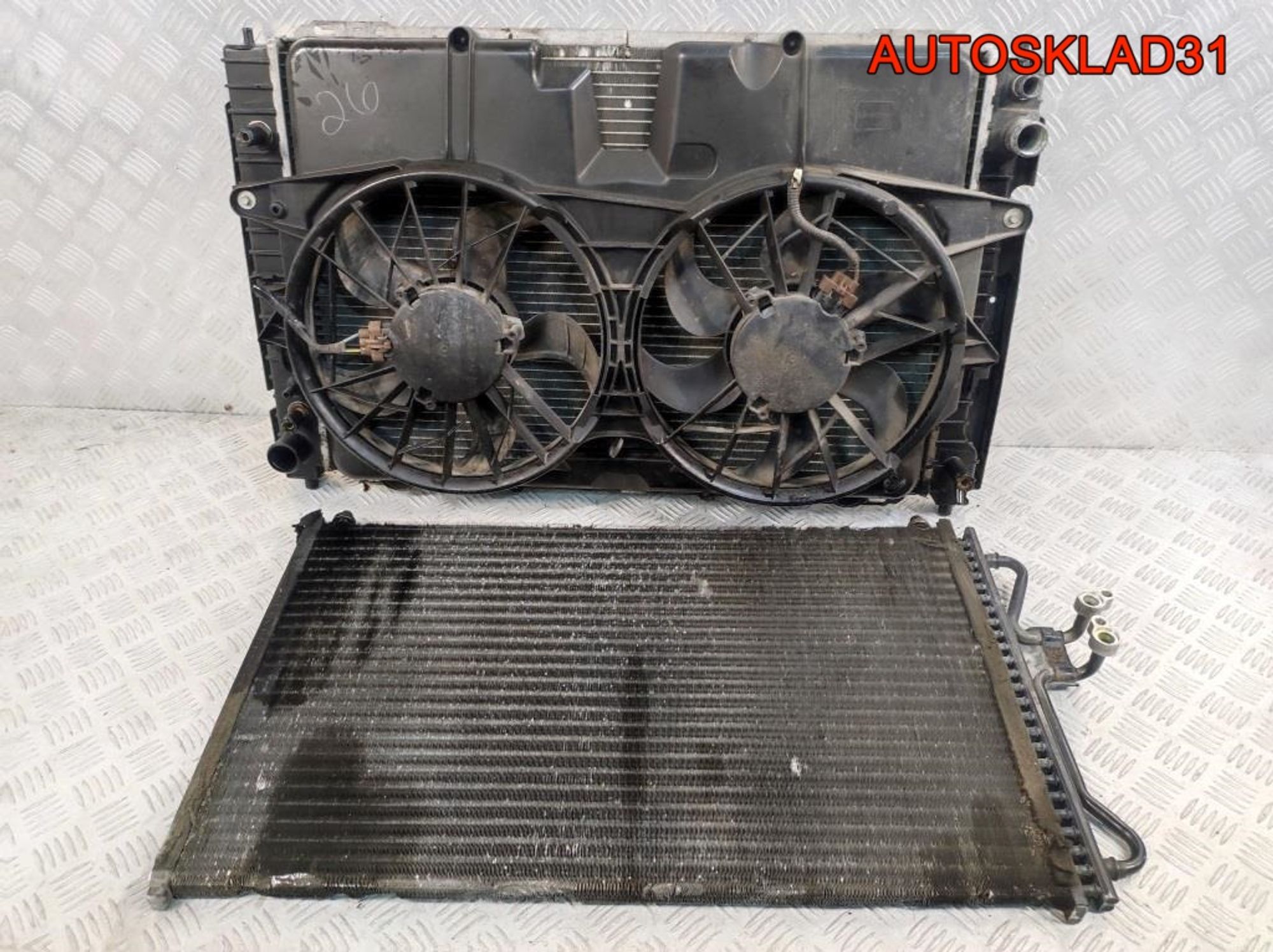 Кассета радиаторов Ford Maverick 2 3,0 7KB4 Бензин АКПП, 18000 рублей, Дубовое