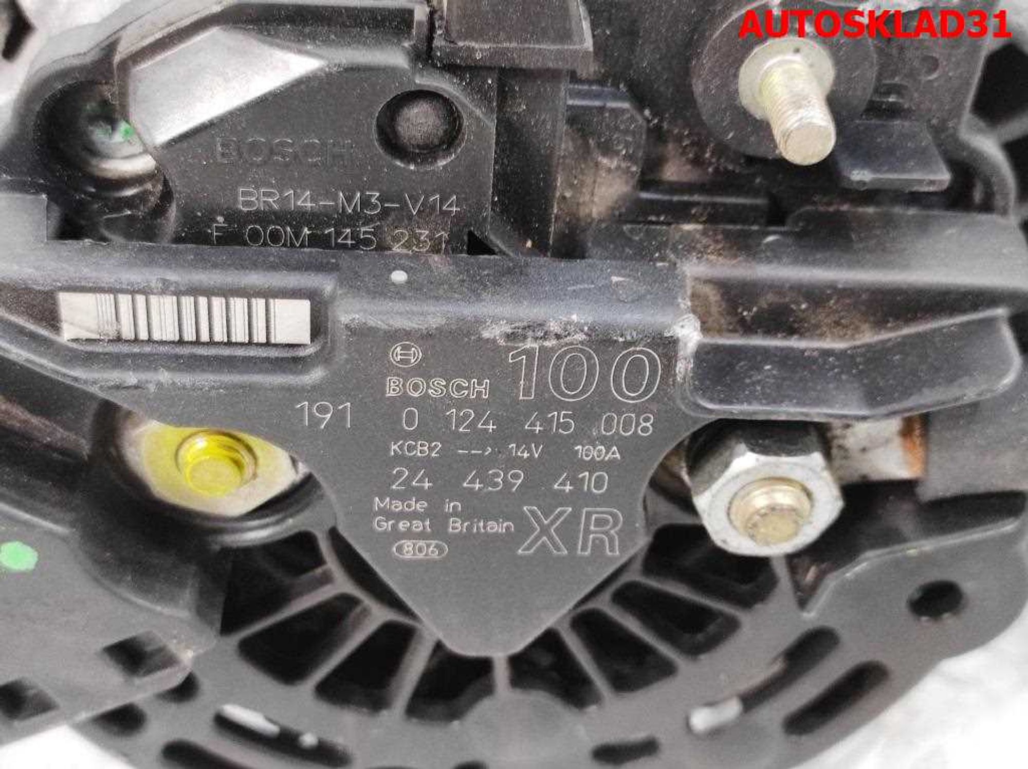 Генератор 100A Opel Vectra B 2,2 Z22SE 24439410, 4500 рублей, Дубовое