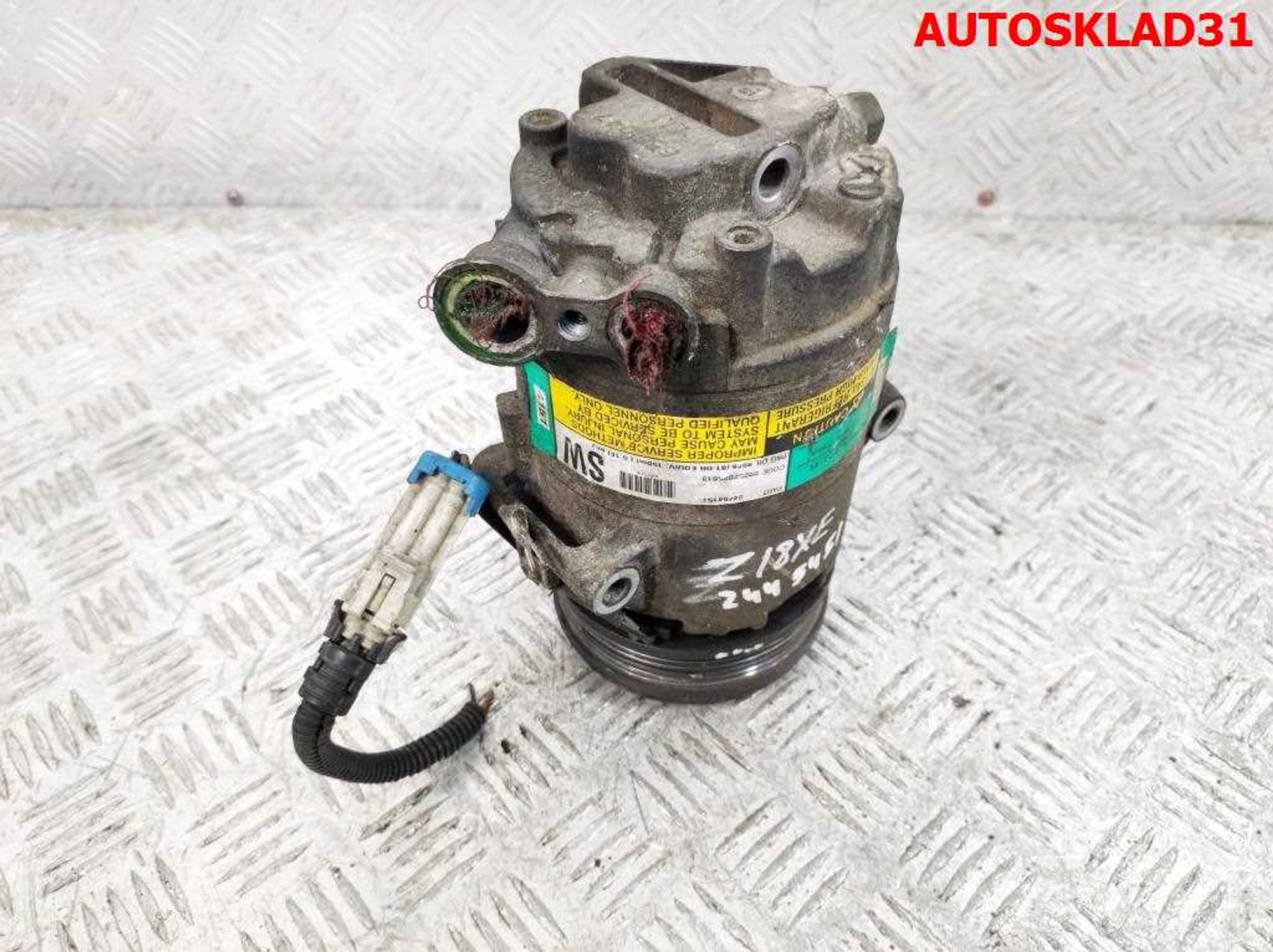 Компрессор кондиционера Opel Zafira A 1,8 Z18XE 24464151, 4000 рублей, Дубовое