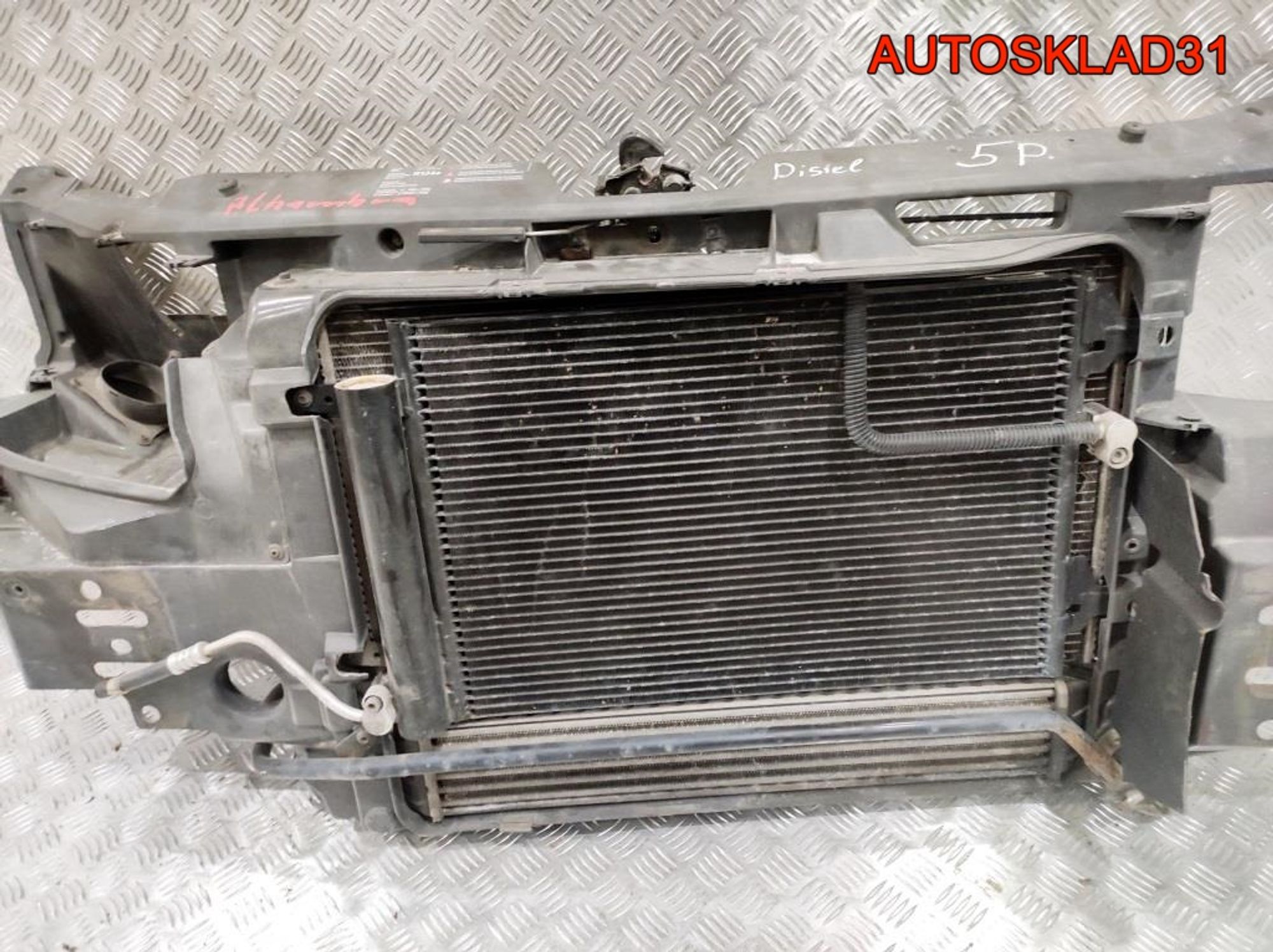 Панель передняя в сборе Seat Alhambra 1 Дизель 7M3805598R, 17000 рублей, Дубовое