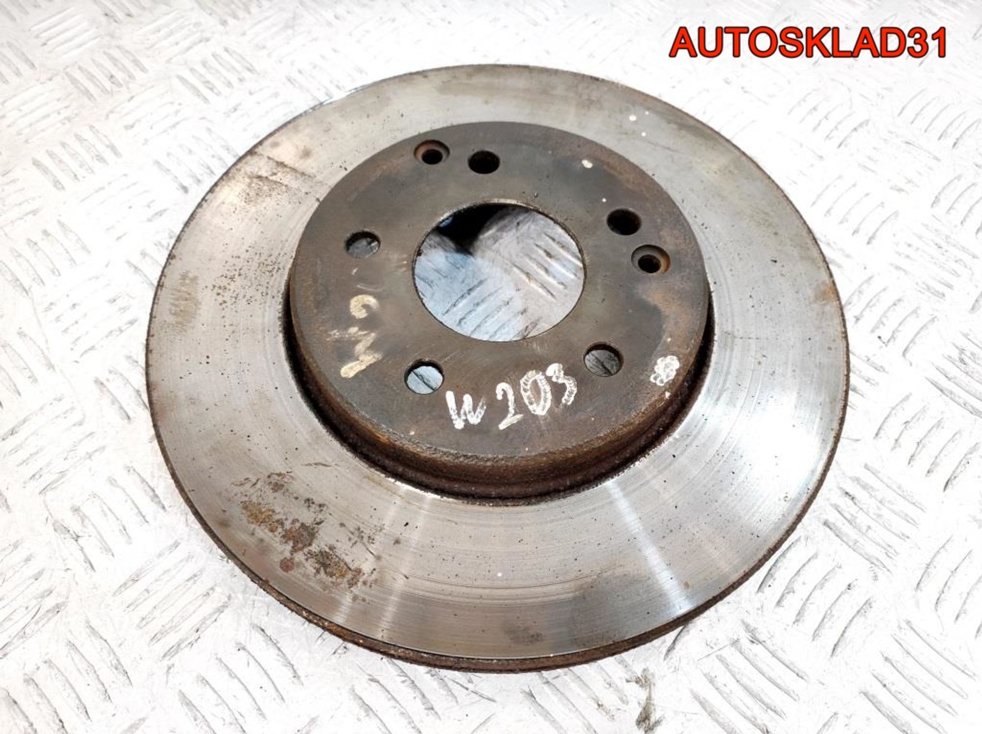 Диск тормозной передний Mercedes Benz W203 A2034210312, 1000 рублей, Дубовое