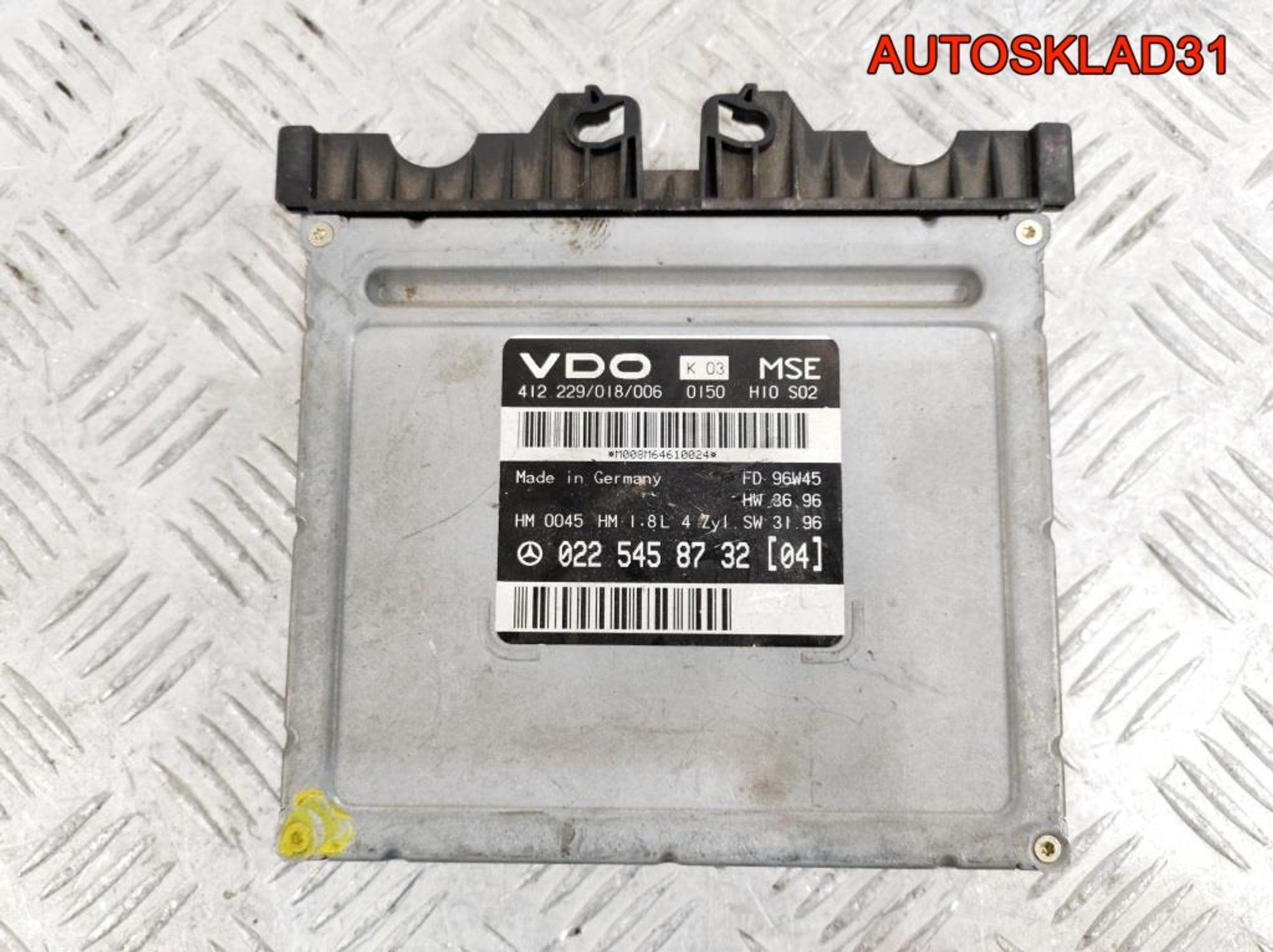 Блок эбу Mercedes Benz W202 C180 M111 0225458732, 4100 рублей, Дубовое