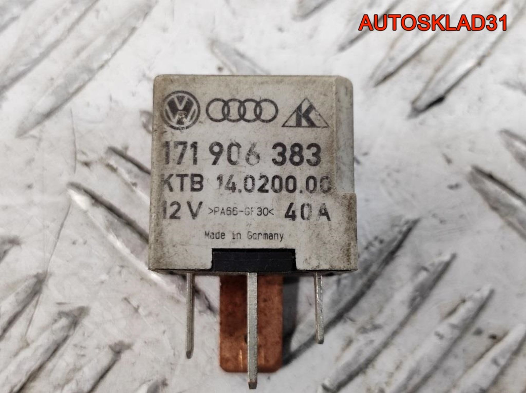 Реле бензонасоса VW Golf 3 171906383, 600 рублей, Дубовое